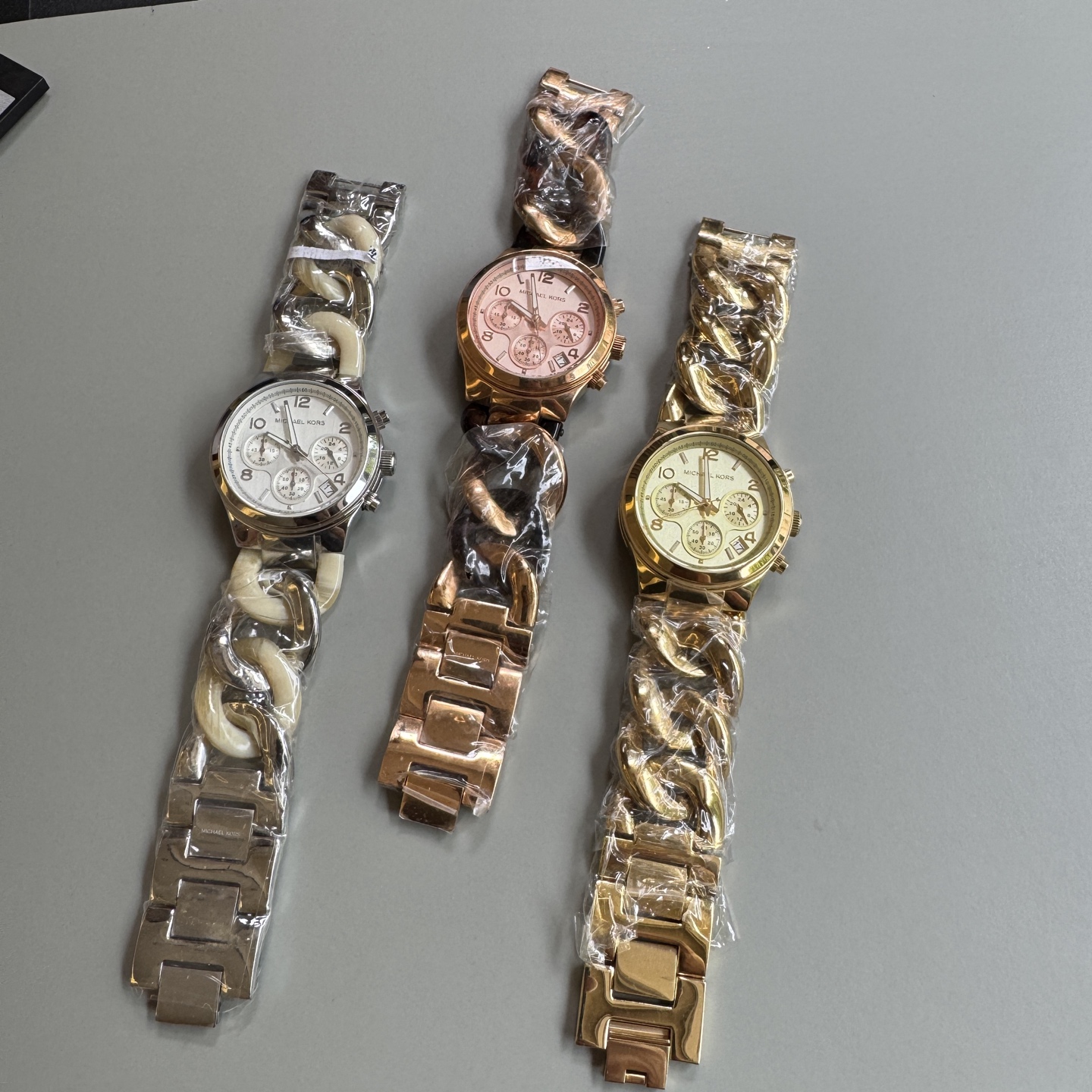 Michael Kors Women's Chain-Link Bracelet Watch, 38mm Analog Quartz Watch 2 i1747533659541 5332 0 0