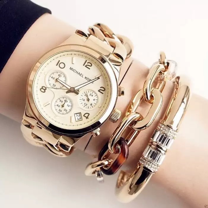 Michael Kors Women's Chain-Link Bracelet Watch, 38mm Analog Quartz Watch 9 i1747533674337 9471 0 7