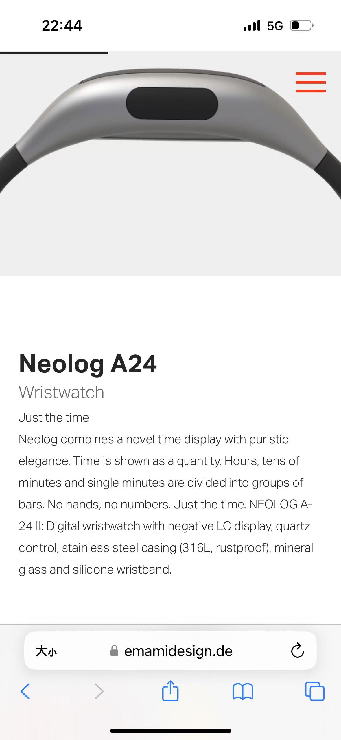 NO:384949,This watch is a German brand and is introduced on the outside website!  I won the Red Dot Design Award back then!  More than ten years ago, I had to pay more than 200 US dollars each!  It has never been on the market in China!  It is rare to get some good channels and good prices, but there are not many spots, so it is exclusively sold!  ,19860909此表为德国的品牌,外网有介绍！当年拿过红点设计大奖！十几年前就要两百多美元一只！中国从来没有上市售卖！难得好渠道好价钱拿到一些,现货不多,独家销售！,,Watch