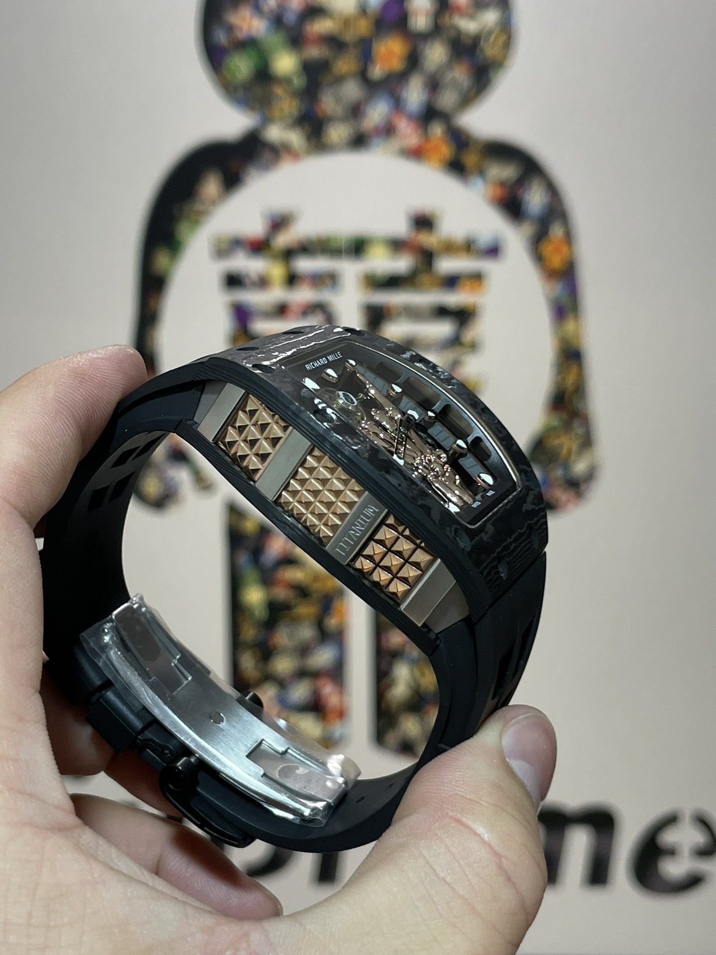 리차드밀 RM066 투르비용 NTPT 카본 TPT 카본 남성 시계 레플리카 44894 Richard Mille 이미지 7
