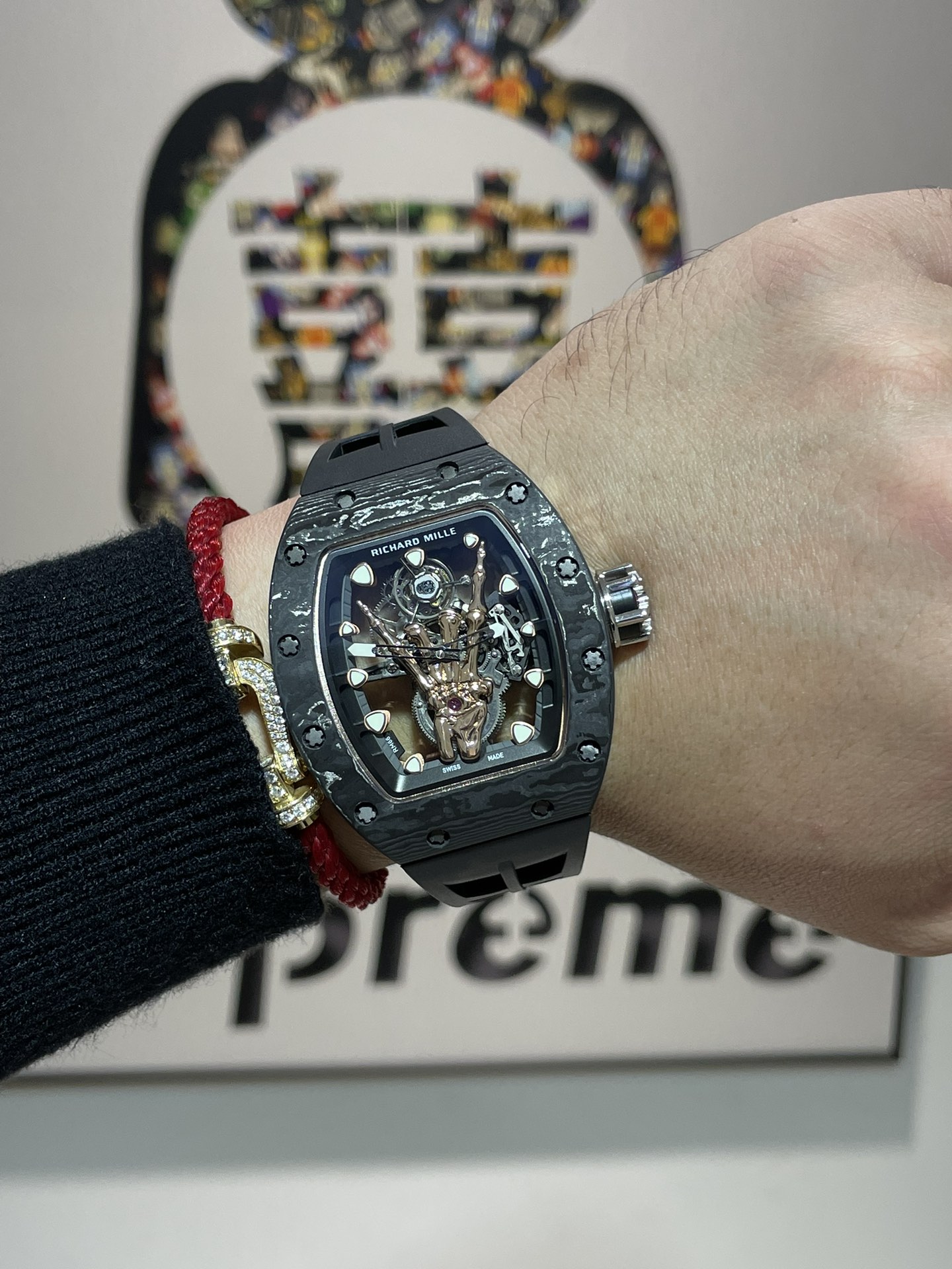 리차드밀 RM066 투르비용 NTPT 카본 TPT 카본 남성 시계 레플리카 44894 Richard Mille 이미지 12