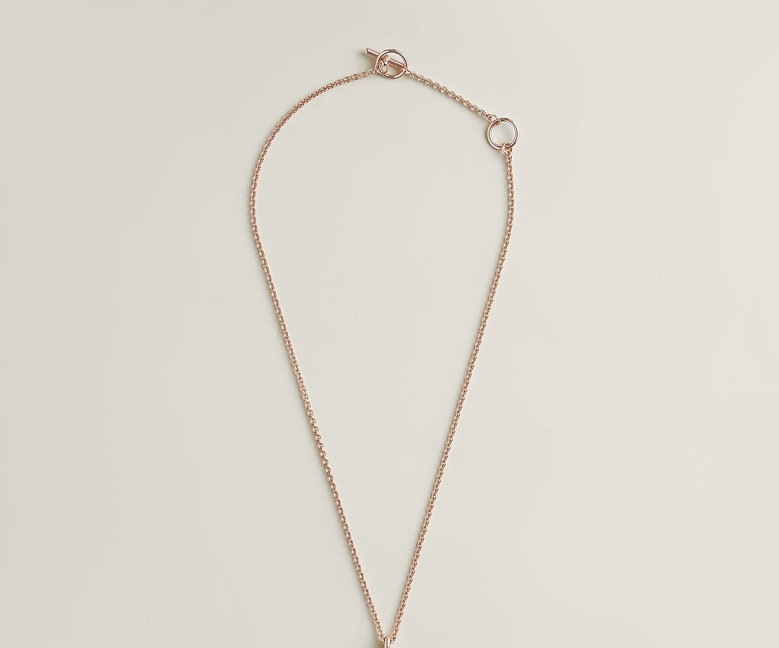 Hermès 爱马仕Mini Maillon宝石蓝猪鼻子项链到货、玫瑰金、白金色、黄金色