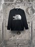 The North Face Clothing Sweatshirts Black White Unisex Cotton