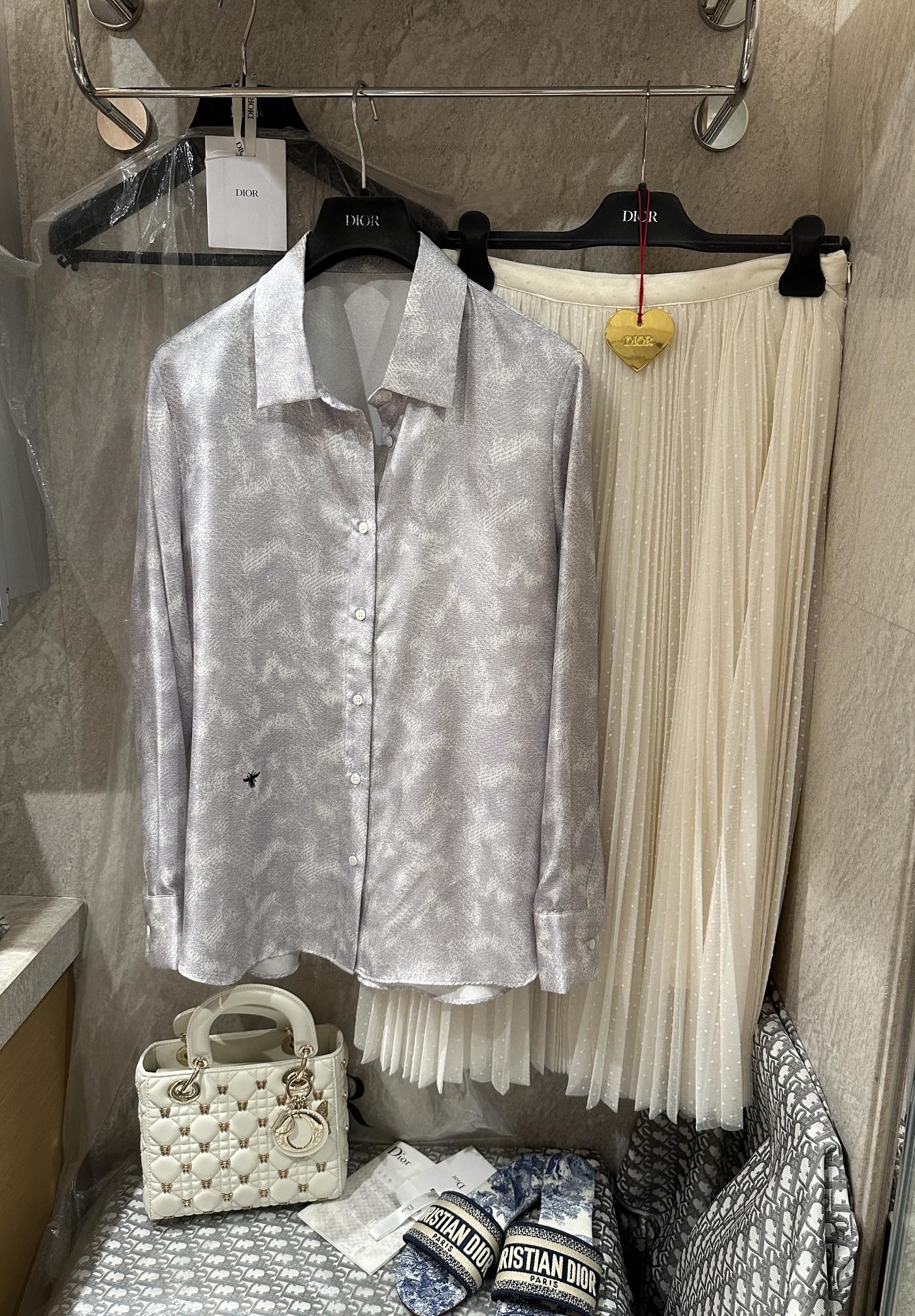 Dior Odzież Koszule i bluzki Drukowanie Jedwabny Kolekcja wiosenno-letnia