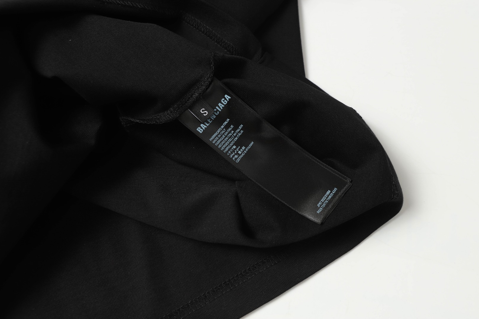 Balenciaga 巴黎世家2025硅胶立体印花T恤 撞色印花 立体硅胶层次分明 高级感十足