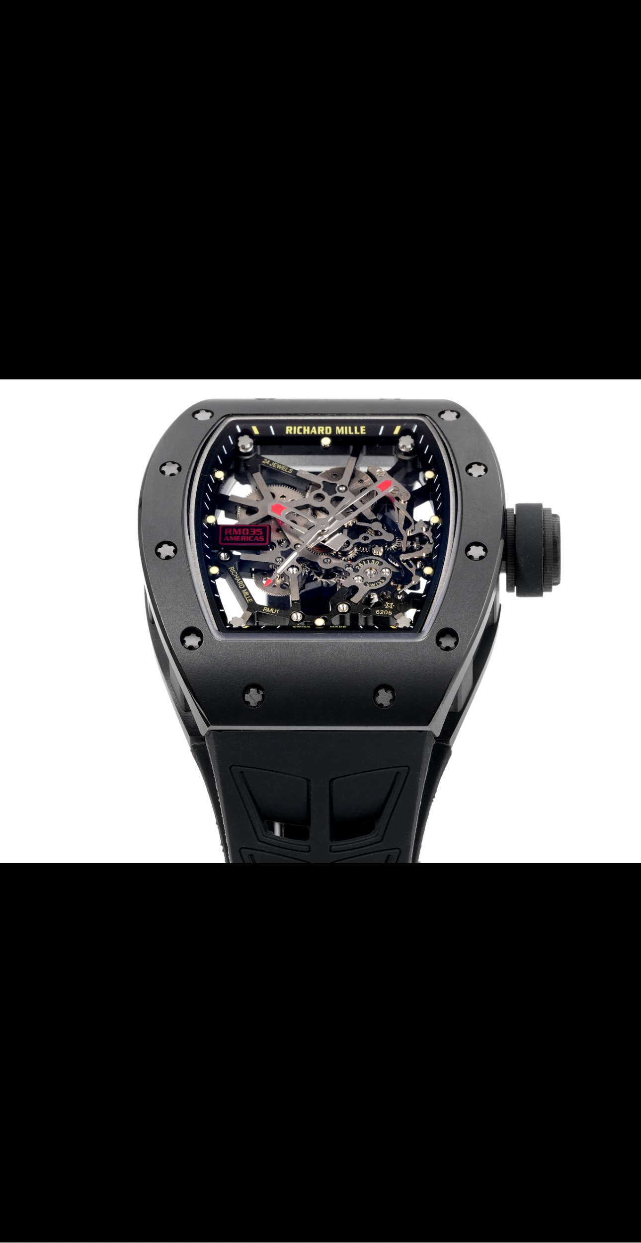 Richard Mille Style Black Watches Watches Watches detail image 4 from source 765608