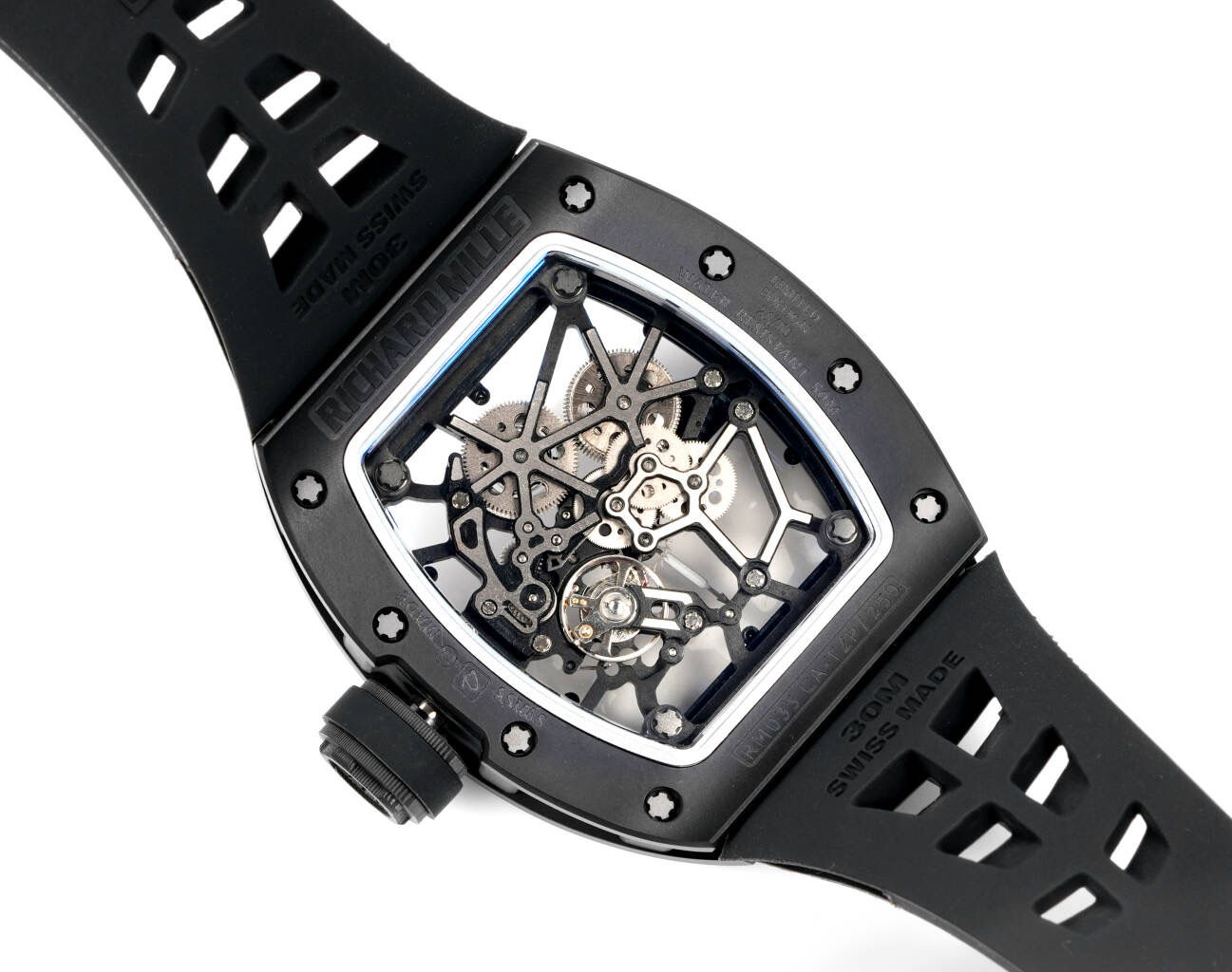 Richard Mille Style Black Watches Watches Watches detail image 8 from source 765608