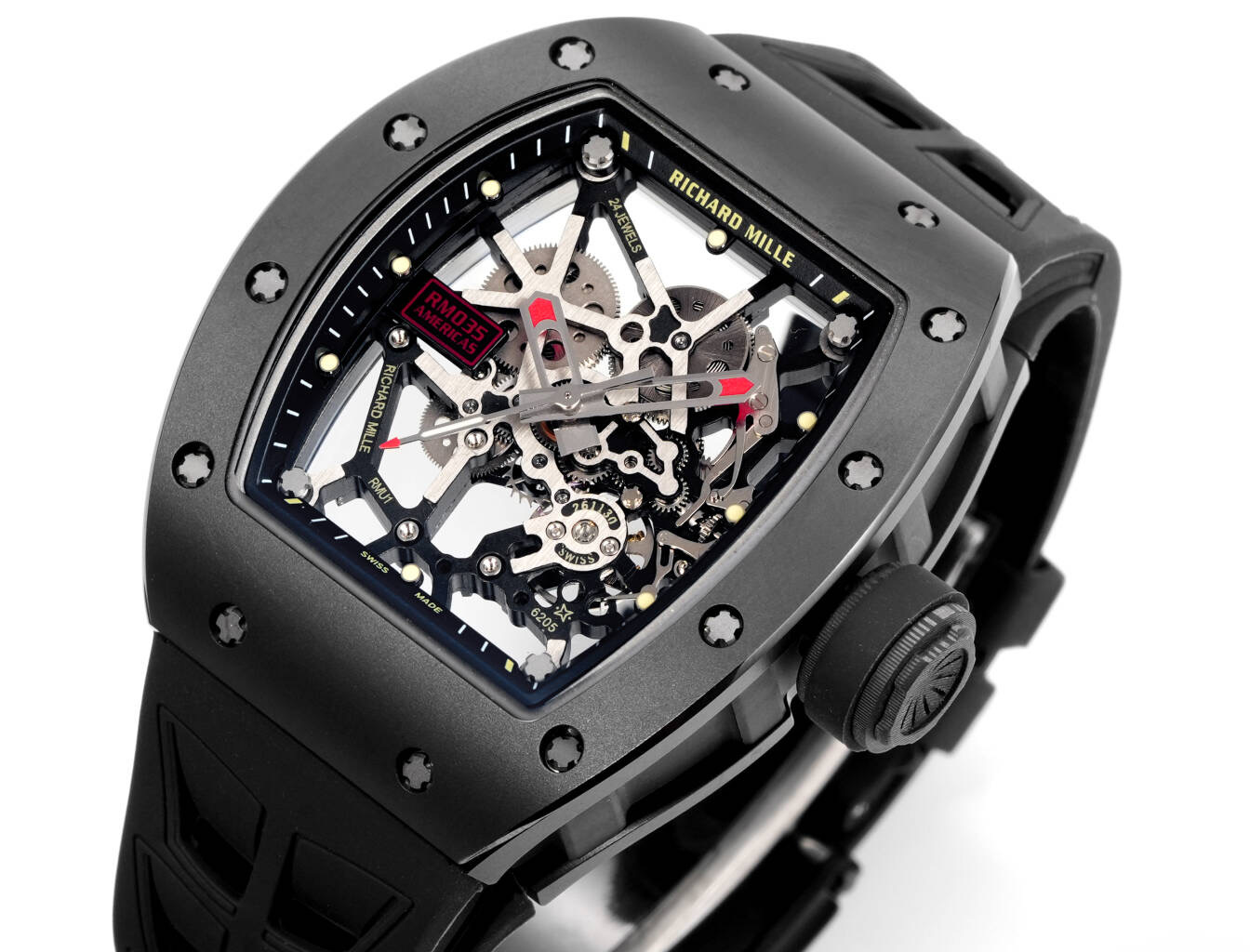 Richard Mille Style Black Watches Watches Watches detail image 5 from source 765608