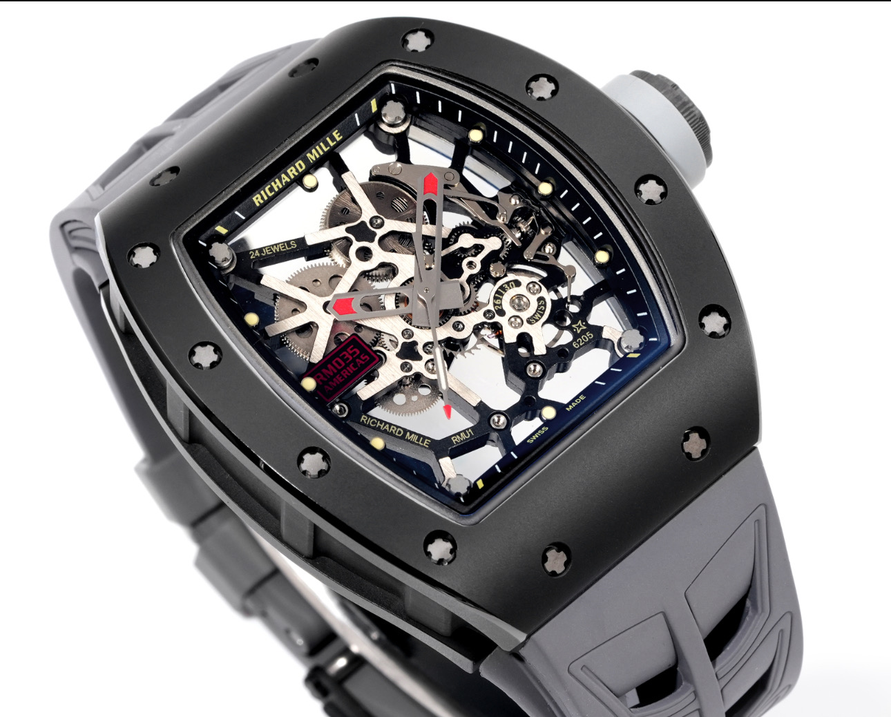 Richard Mille Style Black Watches Watches Watches detail image 3 from source 765609