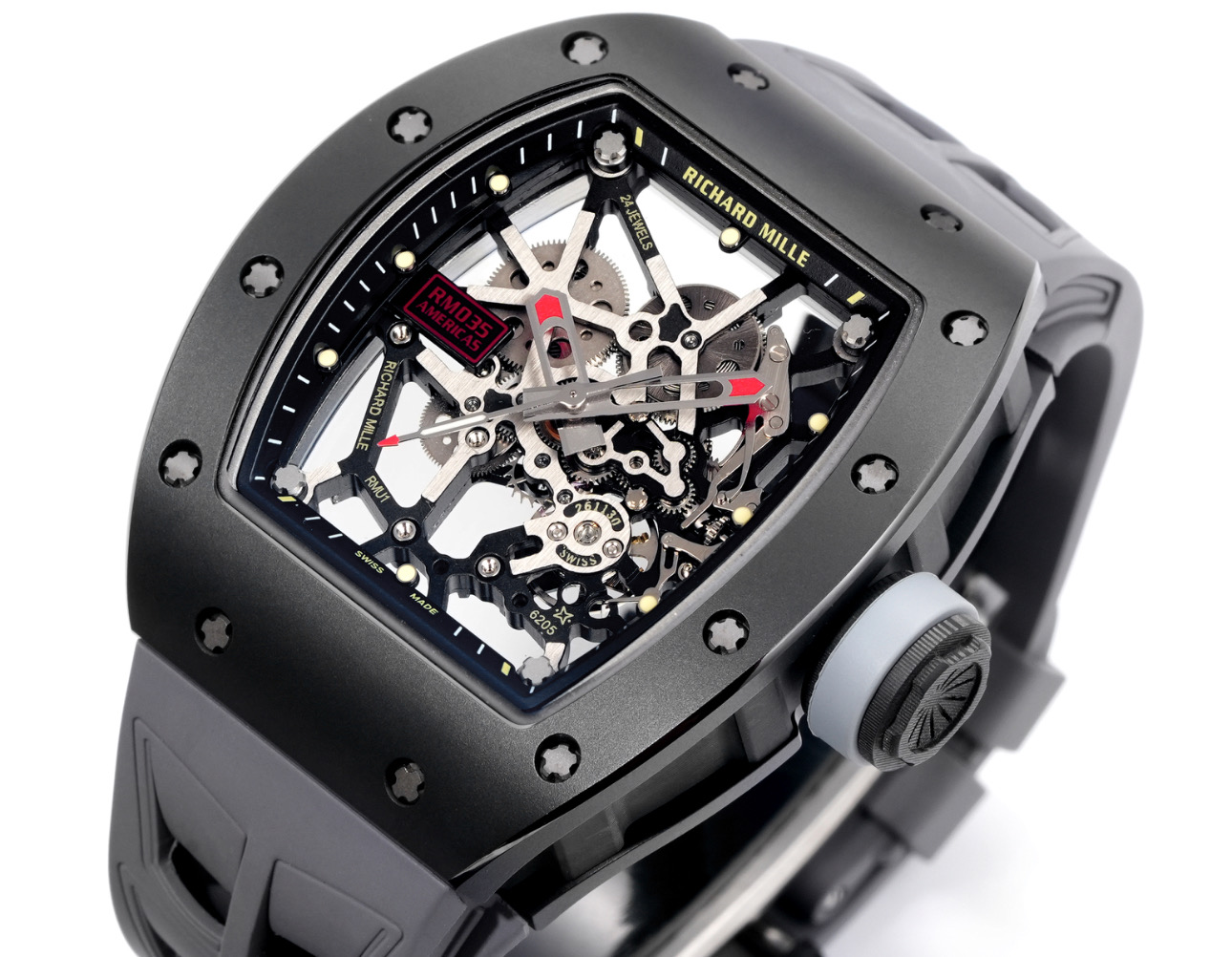 Richard Mille Style Black Watches Watches Watches detail image 5 from source 765609