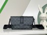 Louis Vuitton Messenger Bags Designer Wholesale Replica Black Monogram Eclipse Cowhide Fabric M46794