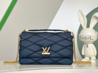 Louis Vuitton Bags Handbags Blue Cowhide Sheepskin LV Twist Chains