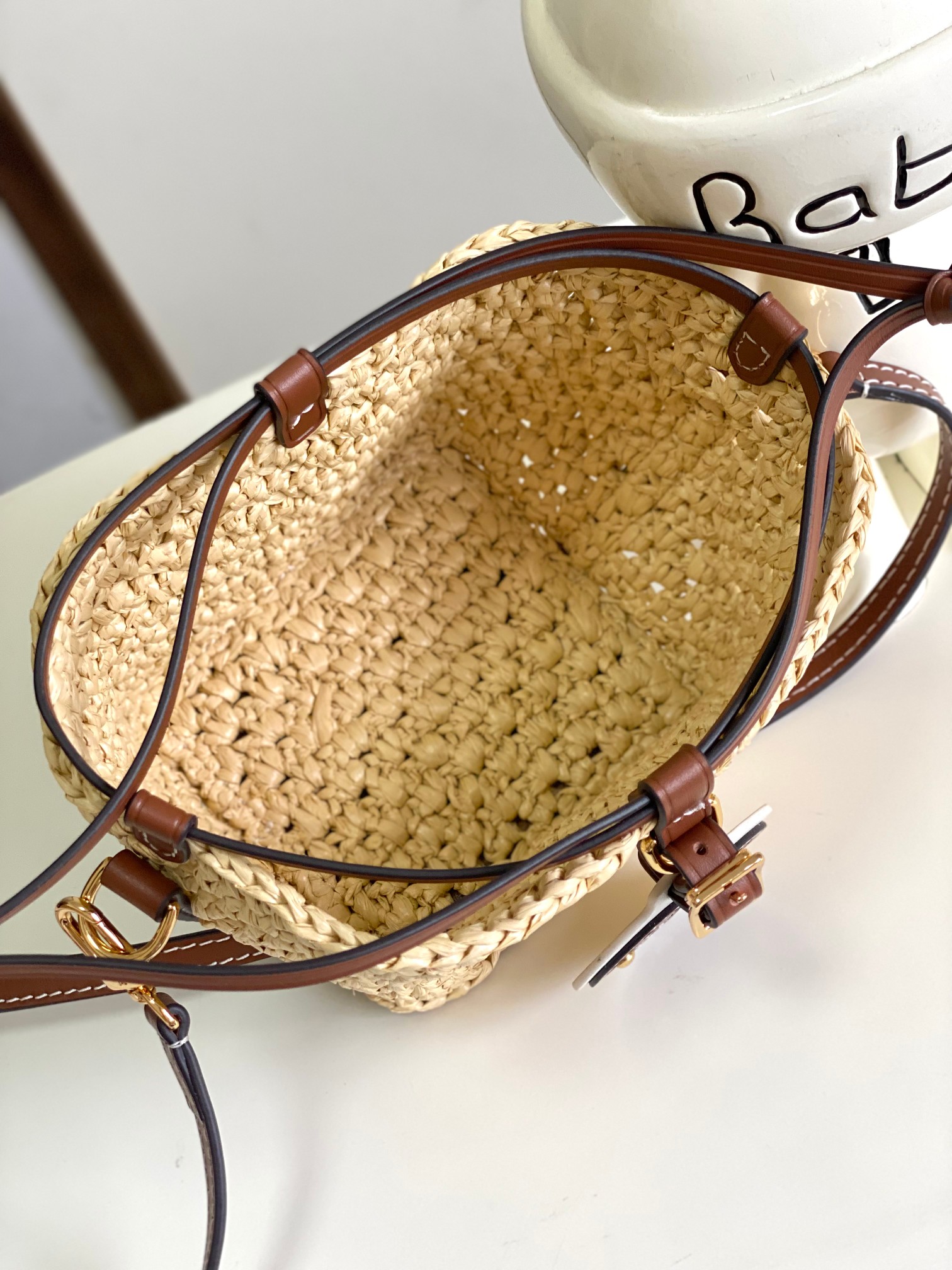 【海原外‬单 独实家‬拍 动态芯片版】【NOE PURSE 水桶手袋】M83521 拉菲草

本款 No