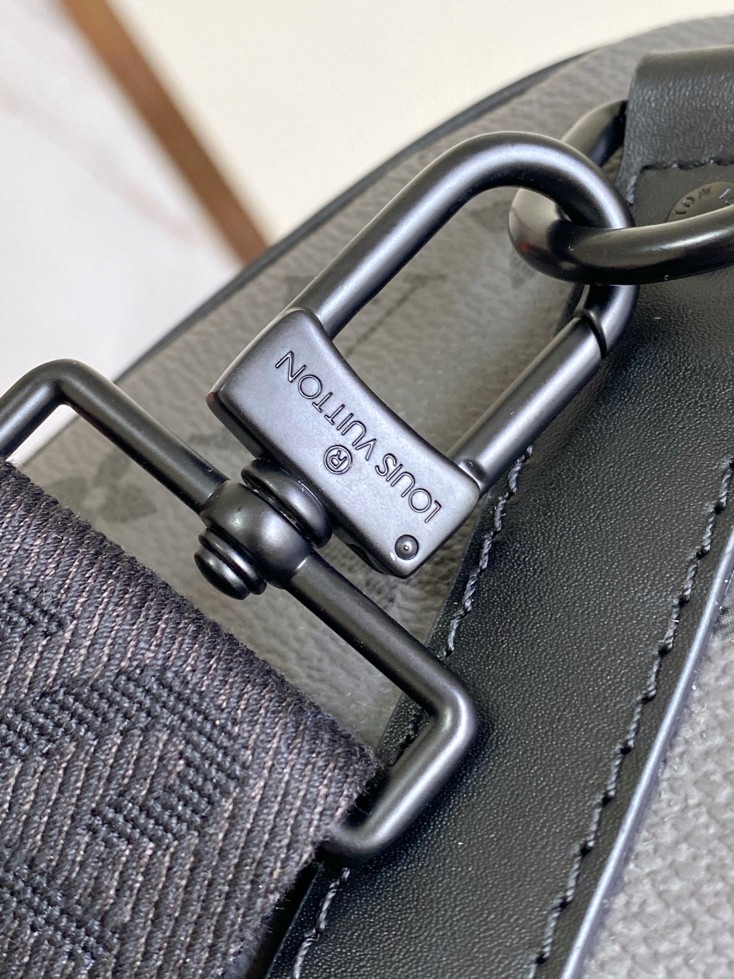【海原外‬单 独实家‬拍 动态芯片版】M11481银花/拼浅蓝
【Keepall Bandoulière