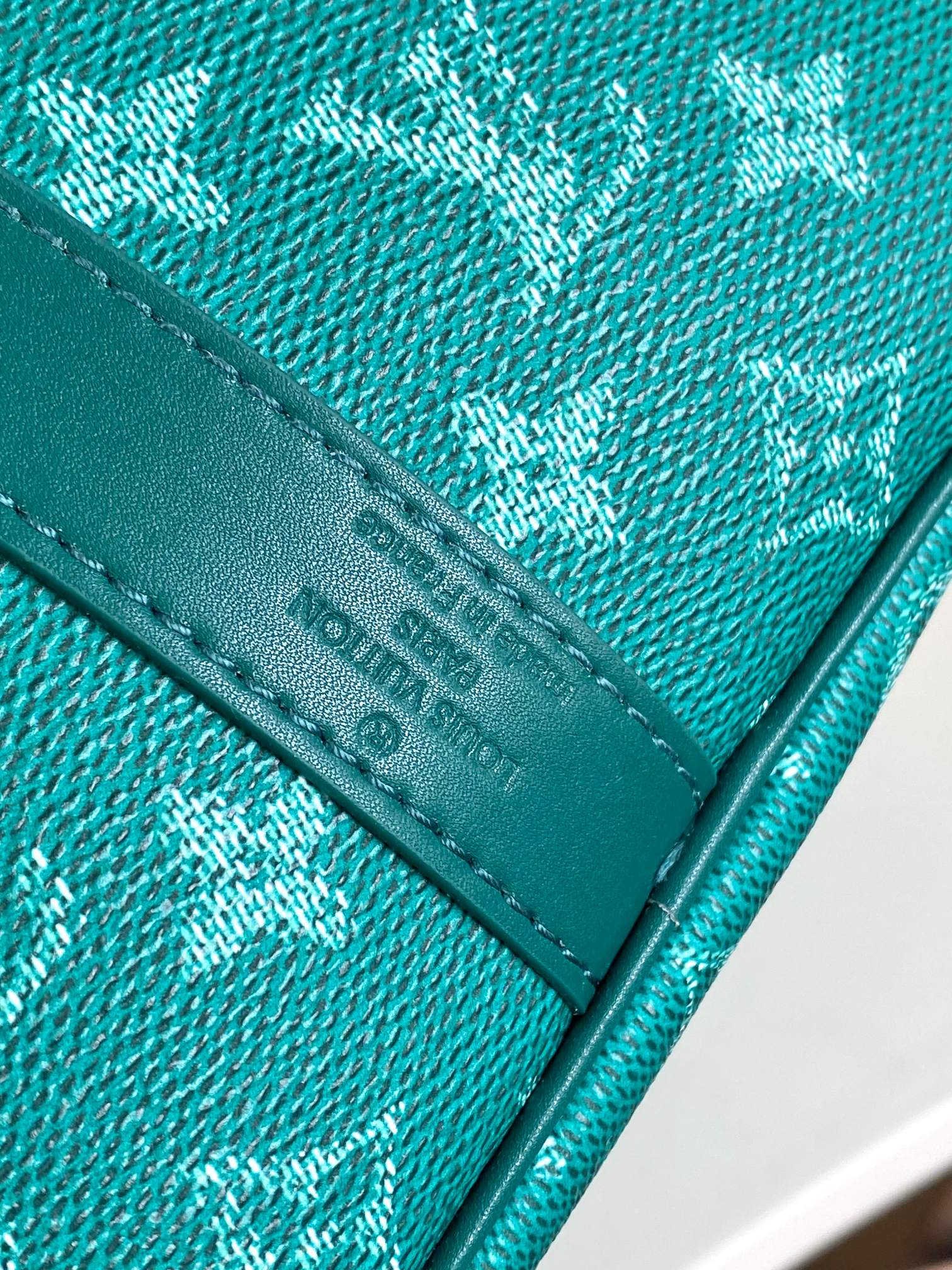 【海原外‬单 独实家‬拍】变码芯片【Keepall 50 旅行袋】M41416 12687绿花(变码芯片