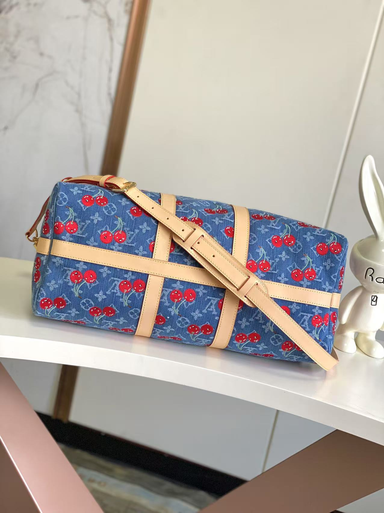 【海原外单 独实家拍】半钢163芯片 驴家出品顶级原单💠M13875樱桃本款 Keepall Ban