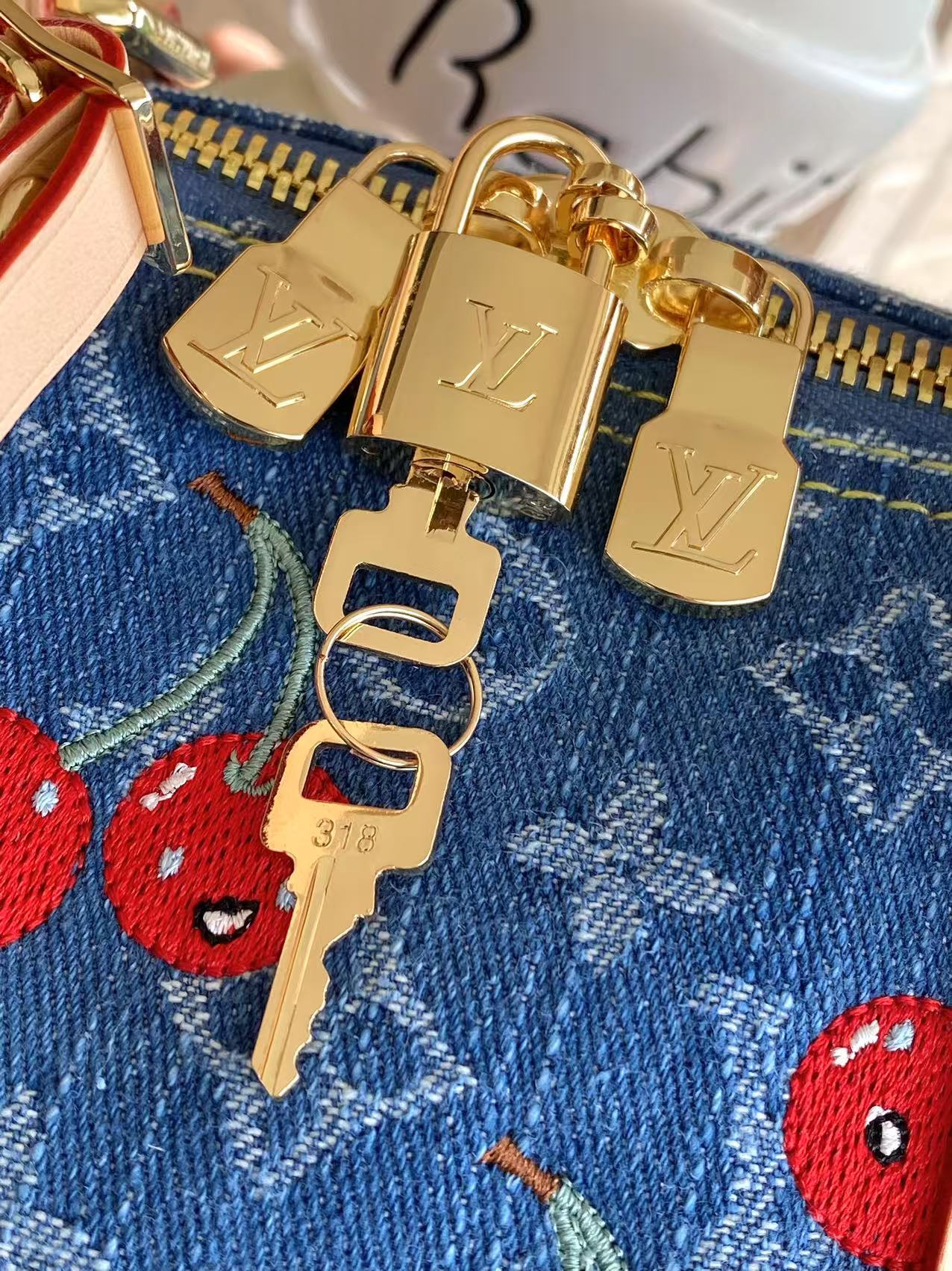 【海原外单 独实家拍】半钢163芯片 驴家出品顶级原单💠M13875樱桃本款 Keepall Ban