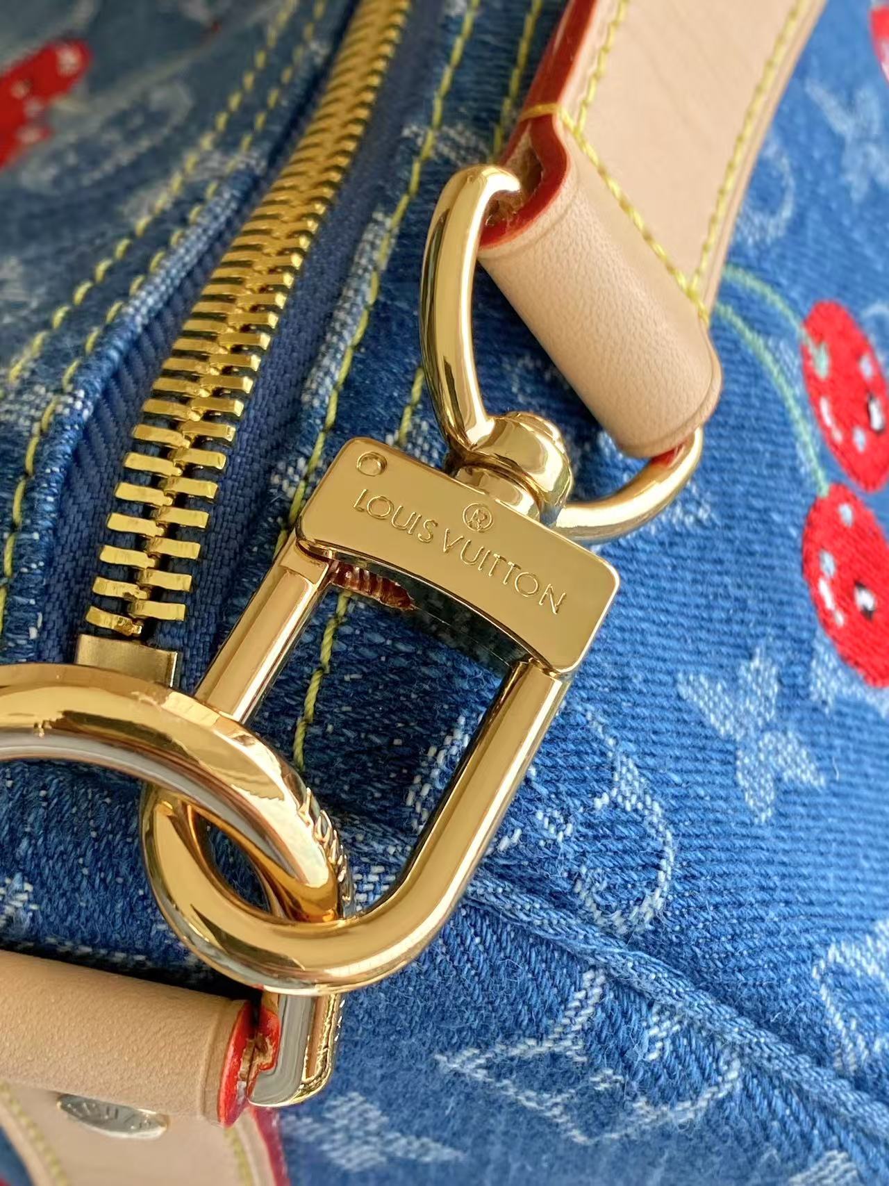 【海原外单 独实家拍】半钢163芯片 驴家出品顶级原单💠M13875樱桃本款 Keepall Ban