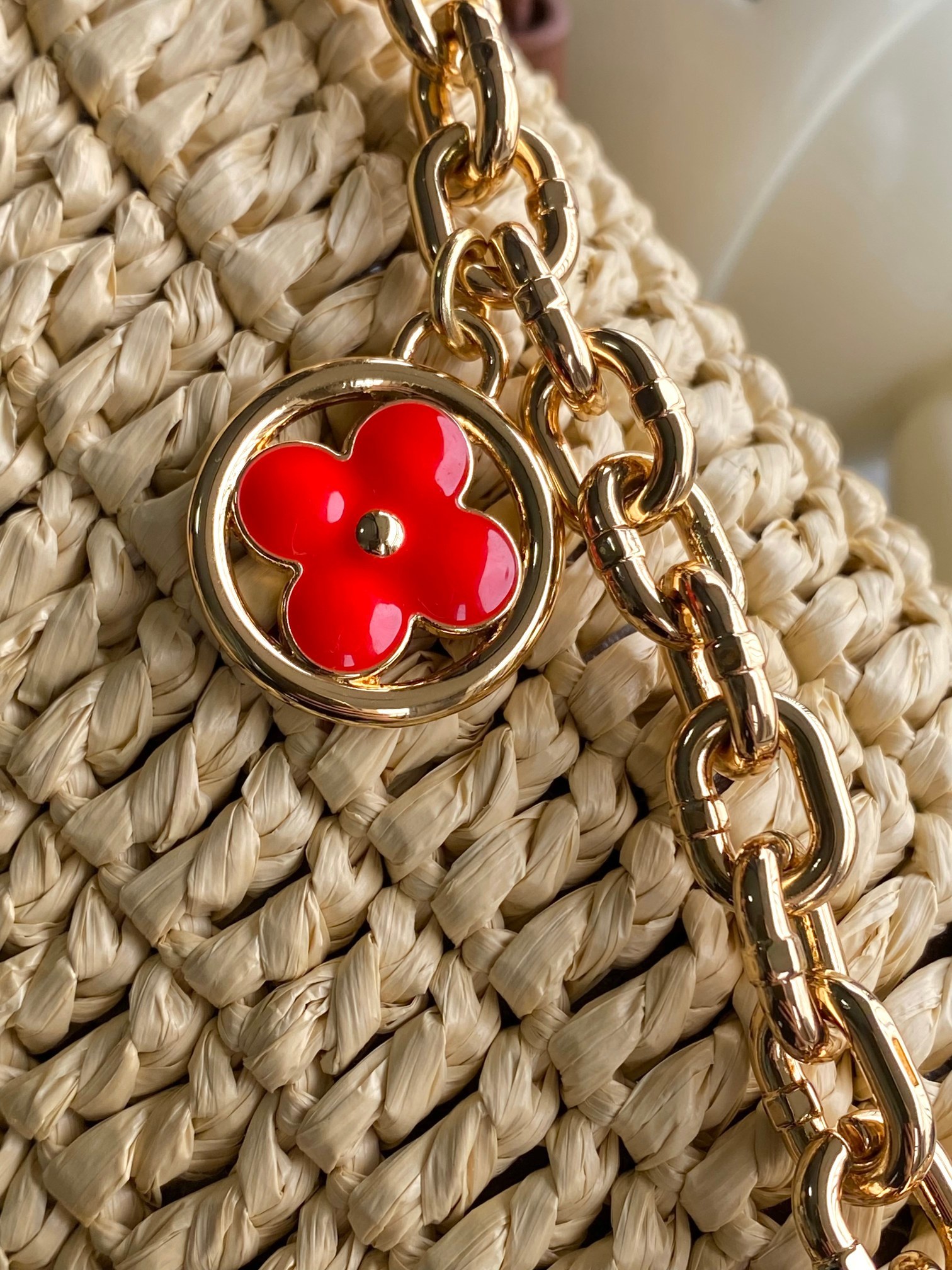 【海原外单 独实家拍】半钢163芯片 M14309 拉菲草本款 Twist Slim 手袋凝聚法国蔚