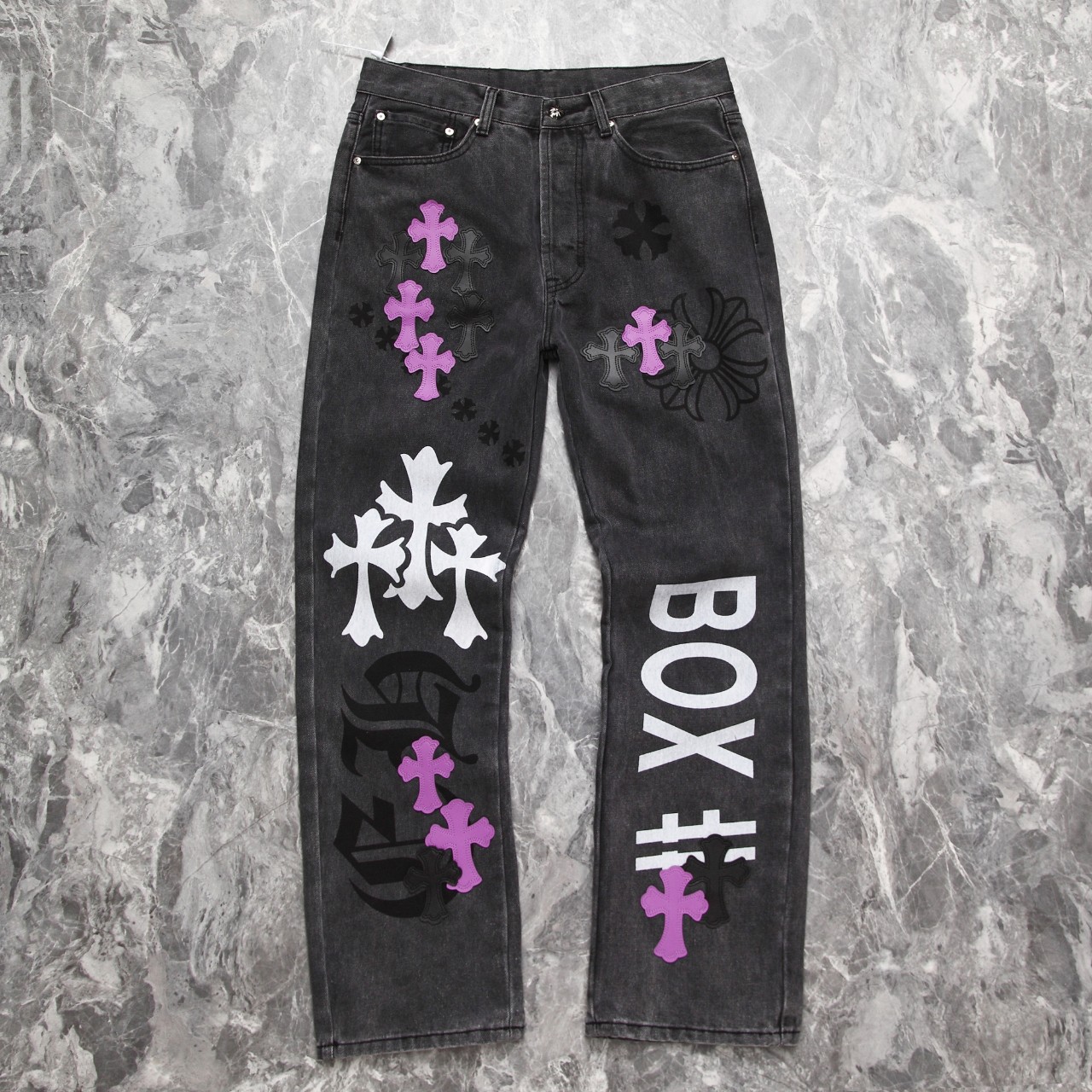 Chrome Hearts Vêtements Jeans La couleur violette