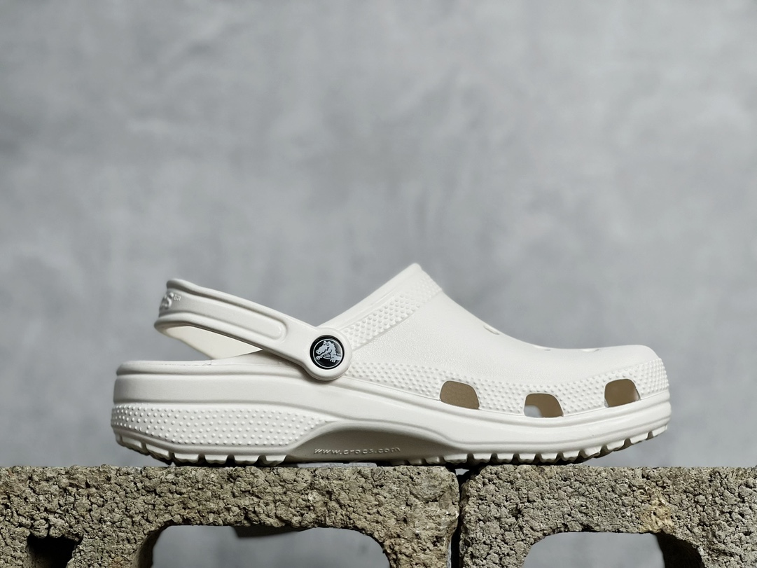 100 Crocs 卡骆驰 明星上脚同款 经夏季经典两用沙滩洞洞鞋 凉鞋拖鞋 透明防水袋包装