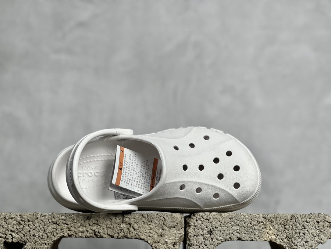 120 Crocs 卡骆驰 Baya Platform Clog 贝雅云彩洞洞鞋 厚底沙滩鞋凉鞋 透明防水袋包装
