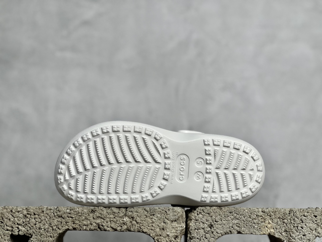 120 Crocs 卡骆驰 Baya Platform Clog 贝雅云彩洞洞鞋 厚底沙滩鞋凉鞋 透明防水袋包装