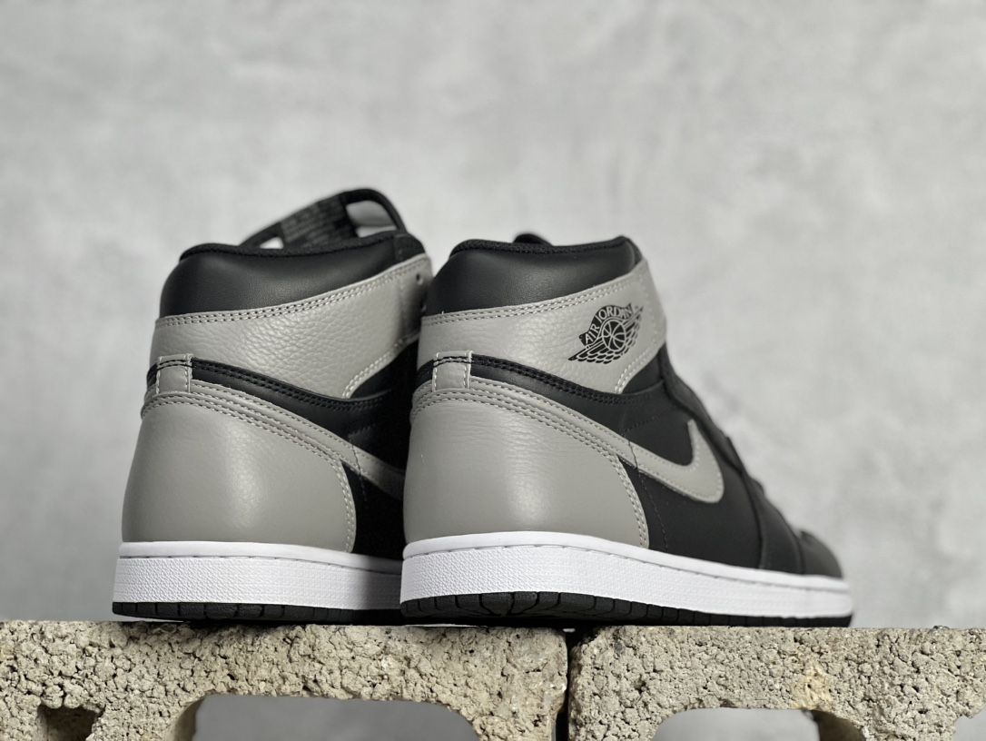 福利AirJordan1RetroHighOG“Shadow”AJ1黑灰影子乔1酷灰555088-013