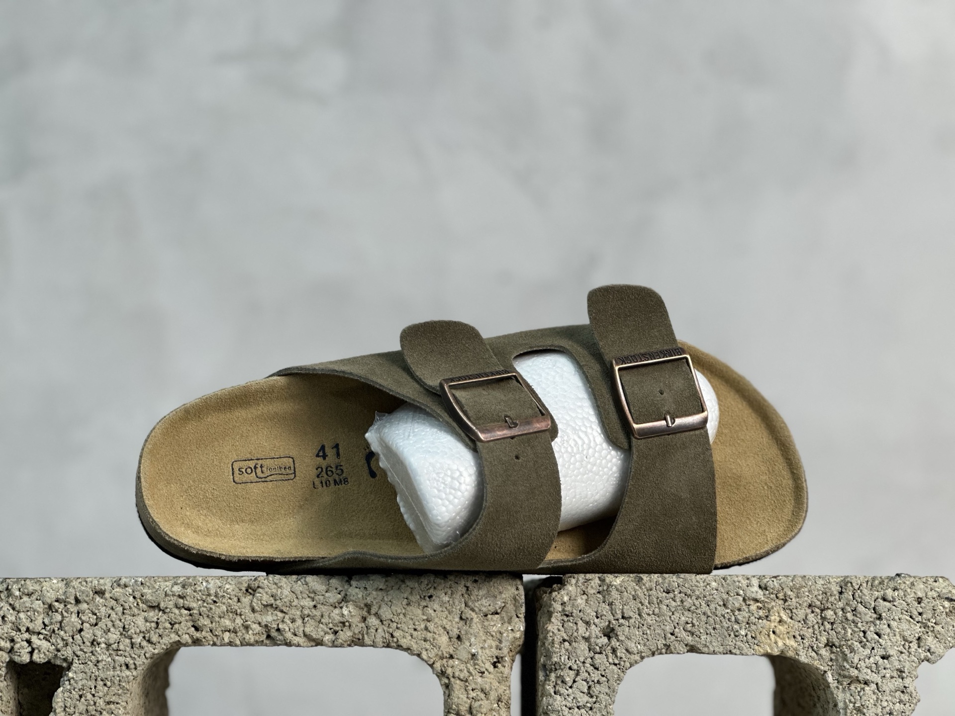 
莞产原厂 博肯Birkenstock Arizona Sandals Suede 亚利桑那系列双搭扣可