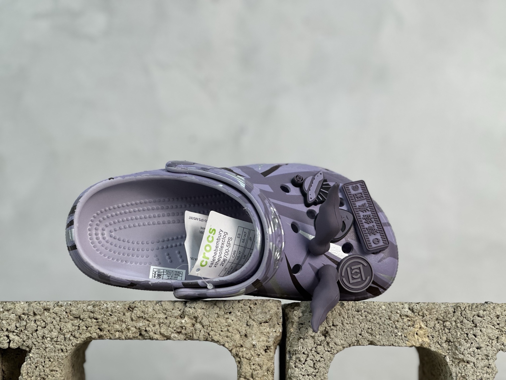 卡洛驰陈冠希CLOT荆棘外星人联名CROCS洞洞鞋