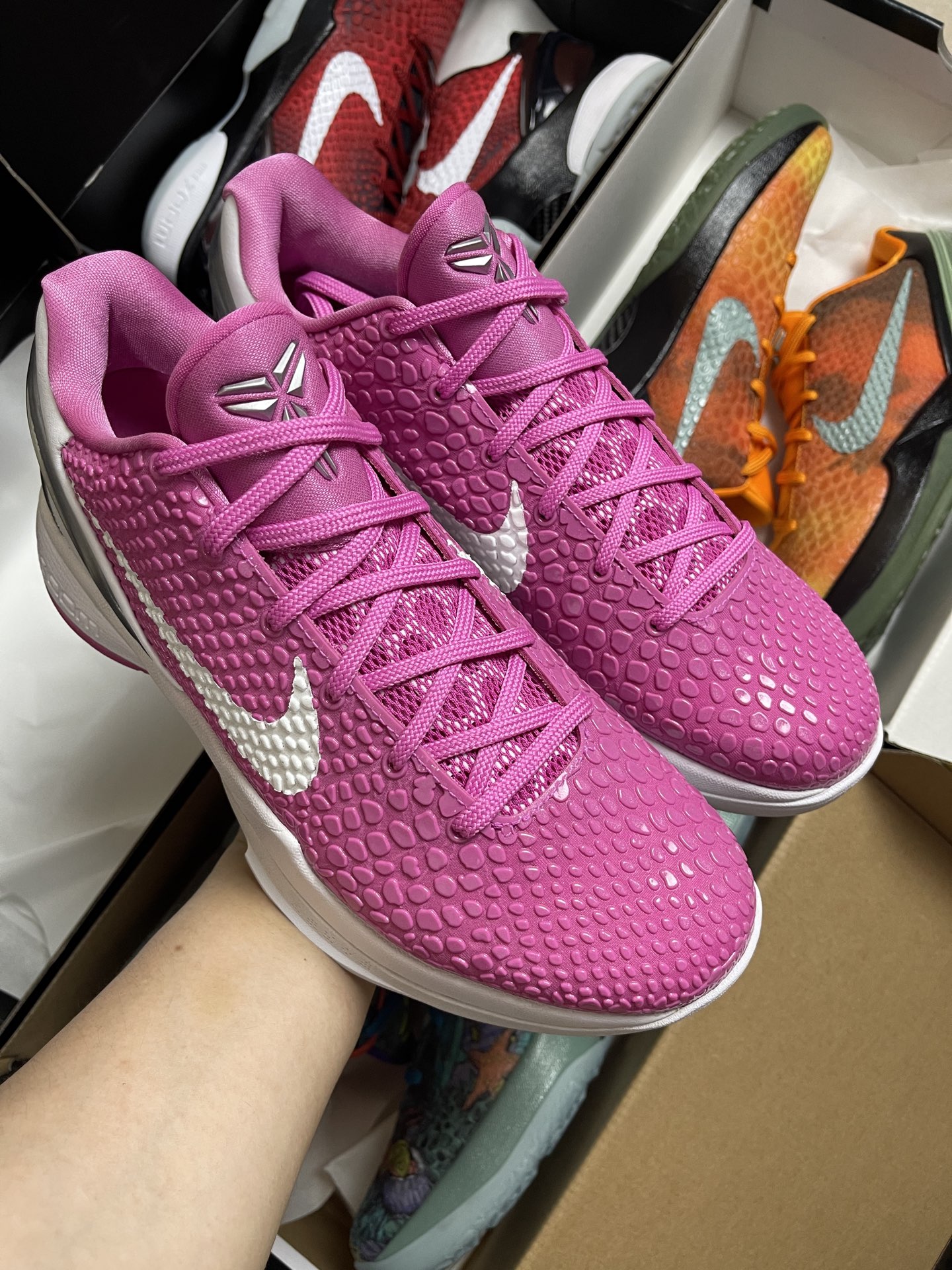  首批冰点特价 乳腺癌 Nike Zoom Kobe 6 Protro ”All-Star“  乳腺癌 