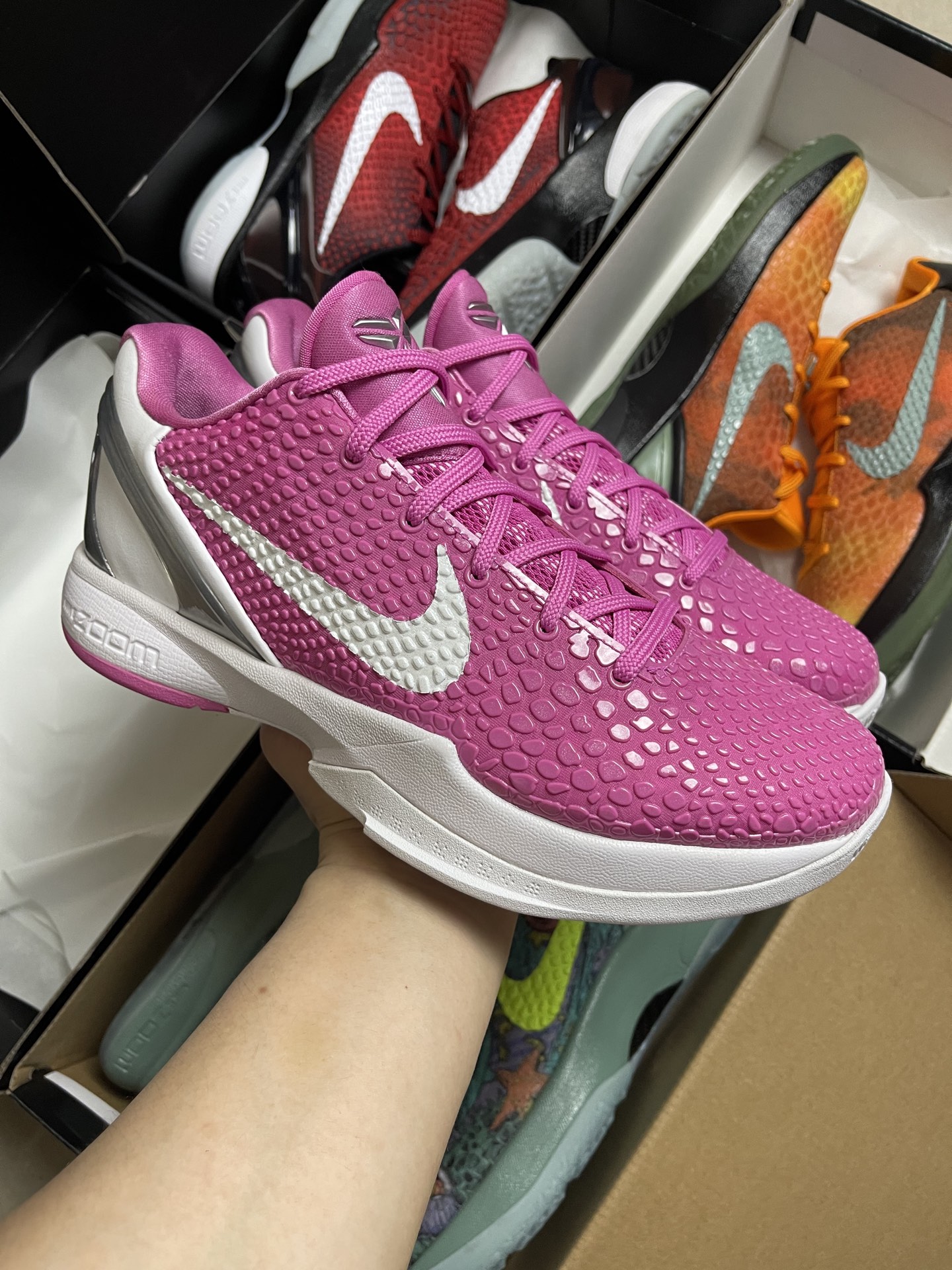  首批冰点特价 乳腺癌 Nike Zoom Kobe 6 Protro ”All-Star“  乳腺癌 