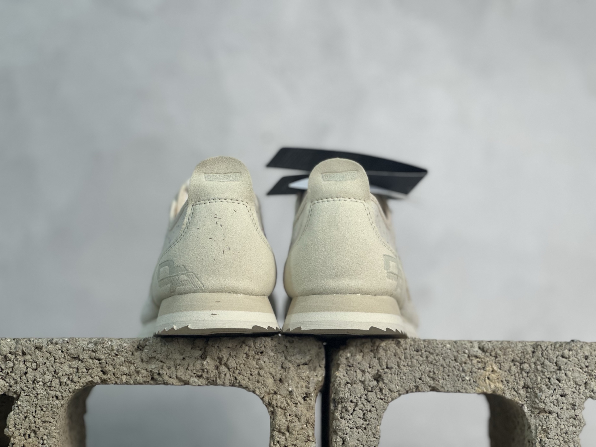 DESCENTE CHRON 迪桑特复古运动一脚蹬帆布鞋透气休闲鞋