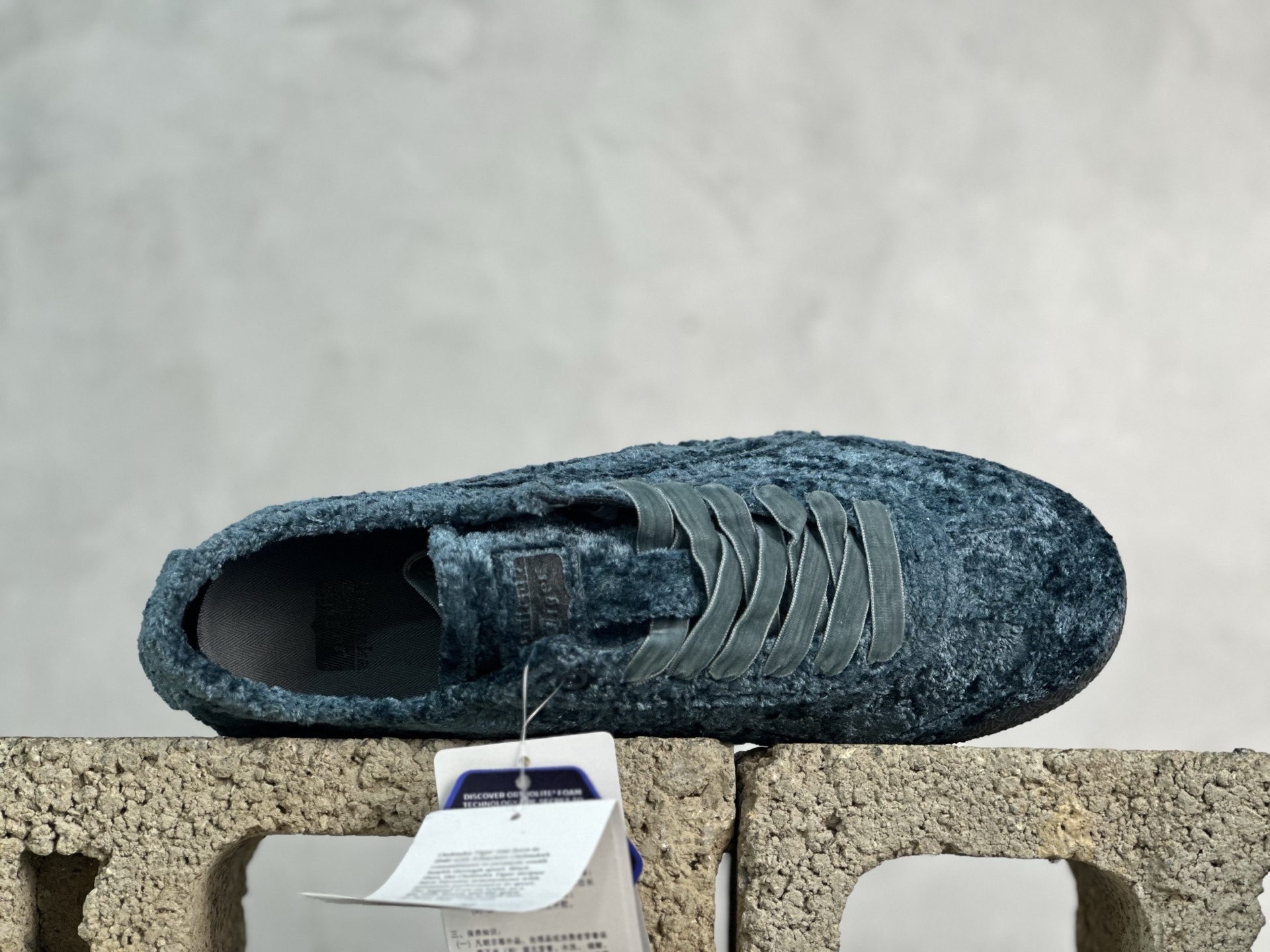 170 鬼塚虎/Onitsuka Tiger Mexico 66 SD 墨西哥升级版系列低帮复古经典虎爪百搭休闲皮革慢跑鞋 蓝色毛绒