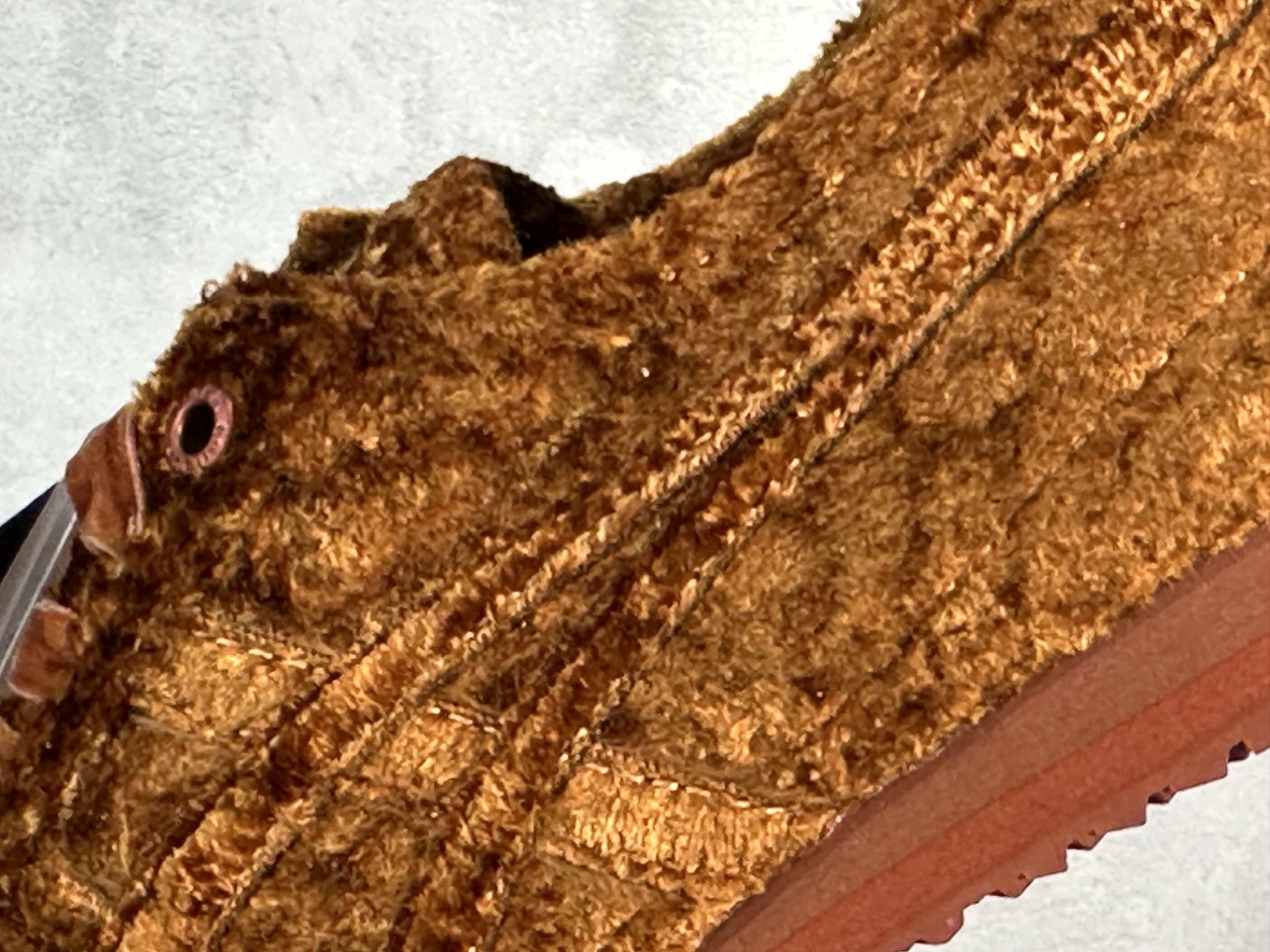 鬼塚虎/Onitsuka Tiger Mexico 66 SD 墨西哥升级版系列低帮复古经典虎爪百搭休闲皮革慢跑鞋 橘色毛绒