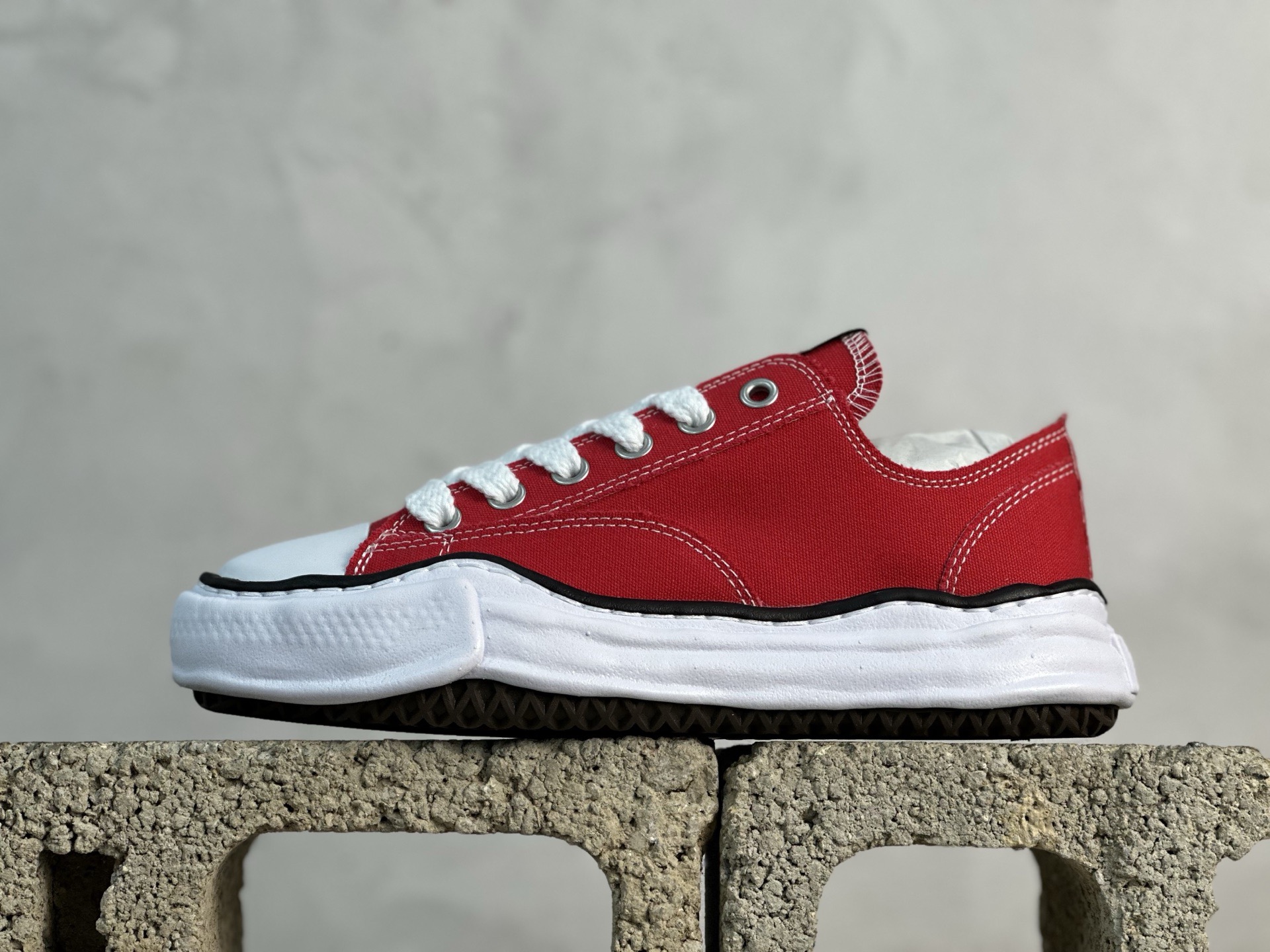 纯原 放店私 MIHARA YASUHIRO三原康裕 Peterson OG Sole 中国红 货号:721