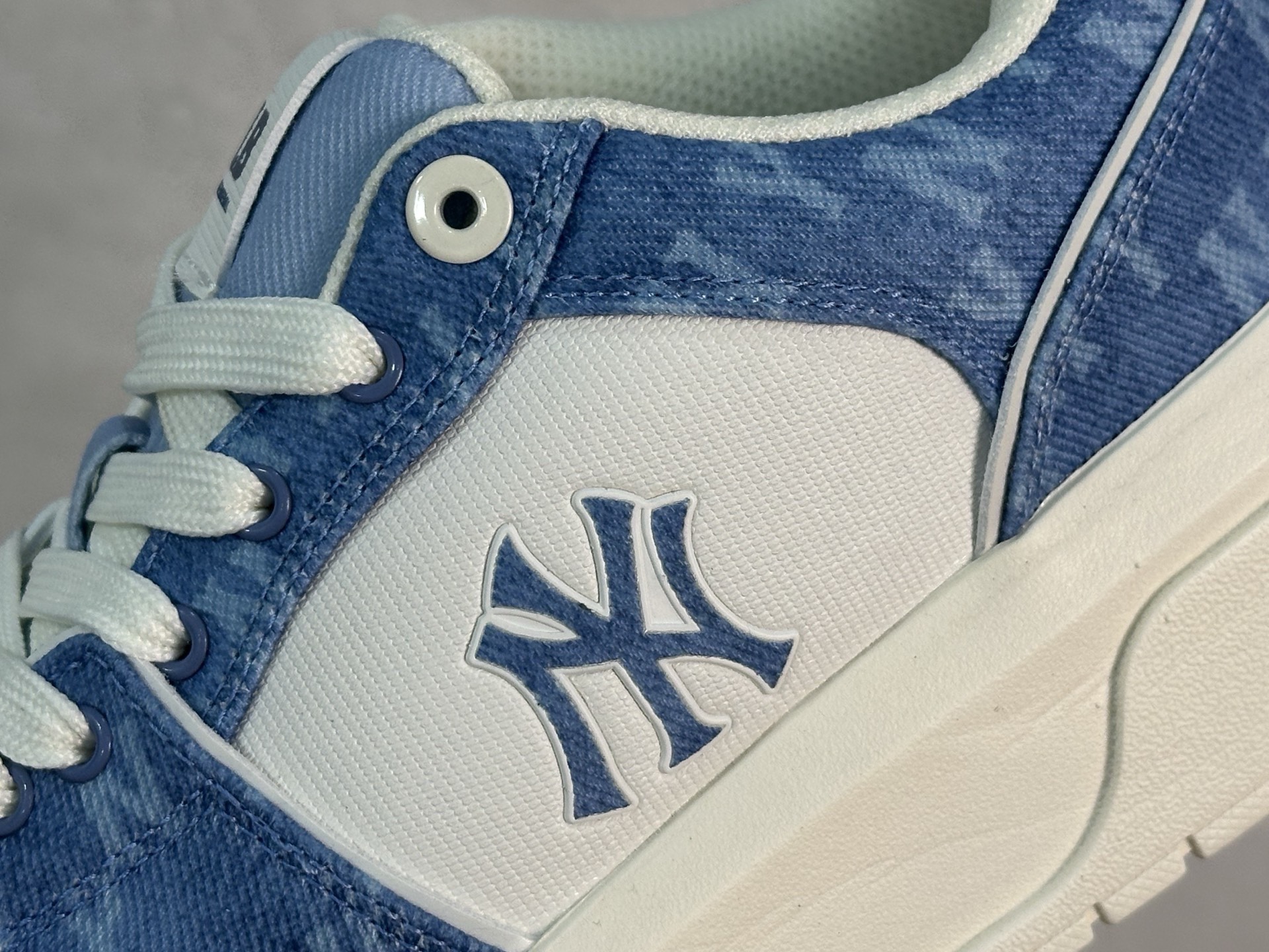 图片[9]-NY MLB Bigball Chunky Liner Denim Monogram 纽约洋基队 增高厚底休闲板鞋 3ASXM016N50BLD 尺码：35 36 36.5 37.5 38 38.5 39 40 40.5 41 42 42.5 43 44 44.5 45-选品中心
