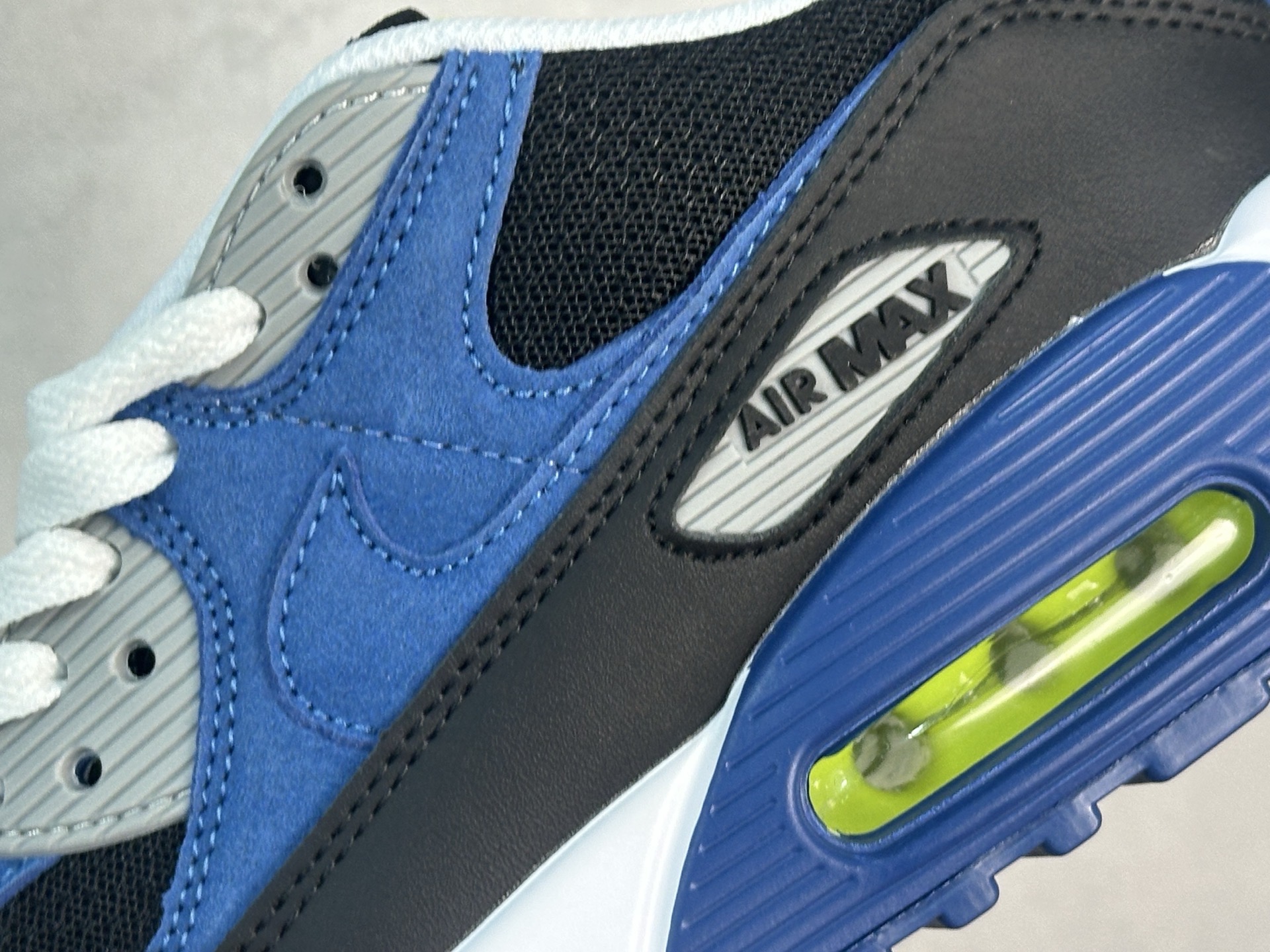 图片[9]-＃MX版 NK Air MAX 90 气垫复古减震跑步鞋 货号： DM0029-001 经典重温 独家陆续补货 外单专供大厂出品 品质稳定 一百余色 操作 Air Max 90于1990年推出 来自Air Max系列 在Air Max 1的基础上改进而得 增加了气垫面积 外型上也更为流线 最特別的就是加入了菱纹塑胶嵌板 为Air Max 90增添了许多潮流气息 皮革鞋面 造就出色耐穿性和支撑力 Max Air缓震配置搭配泡棉中底 令Air Max 90轻盈而舒适 华夫格橡胶外底 铸就Air Max 90非凡的抓地力 而Air Max 90不仅是一双跑鞋 它成功跨越了时间的演进 成为了球鞋文化与潮流圈中最熟为人知的鞋款之一 尺码：36 36.5 37.5 38 38.5 39 40 40.5 41 42 42.5 43 44 44.5 45 46-选品中心