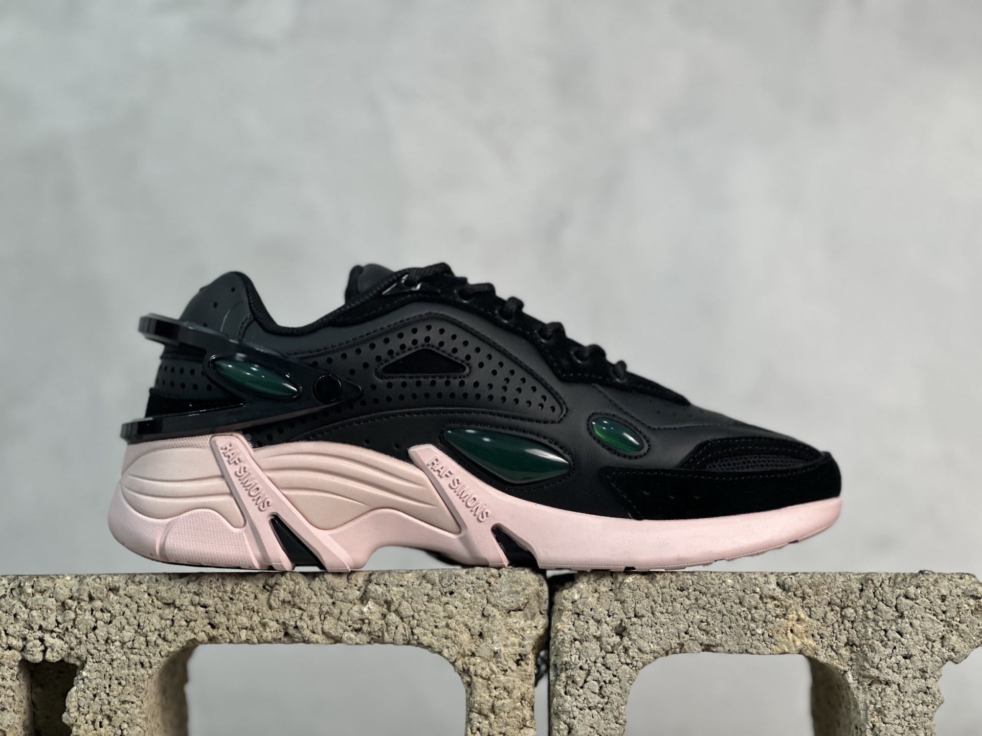 图片[2]-RAF SIMONS Cylon-21 织物皮革 圆头系带 低帮 生活休闲鞋 货号：HR740010L 尺码：37-45-选品中心