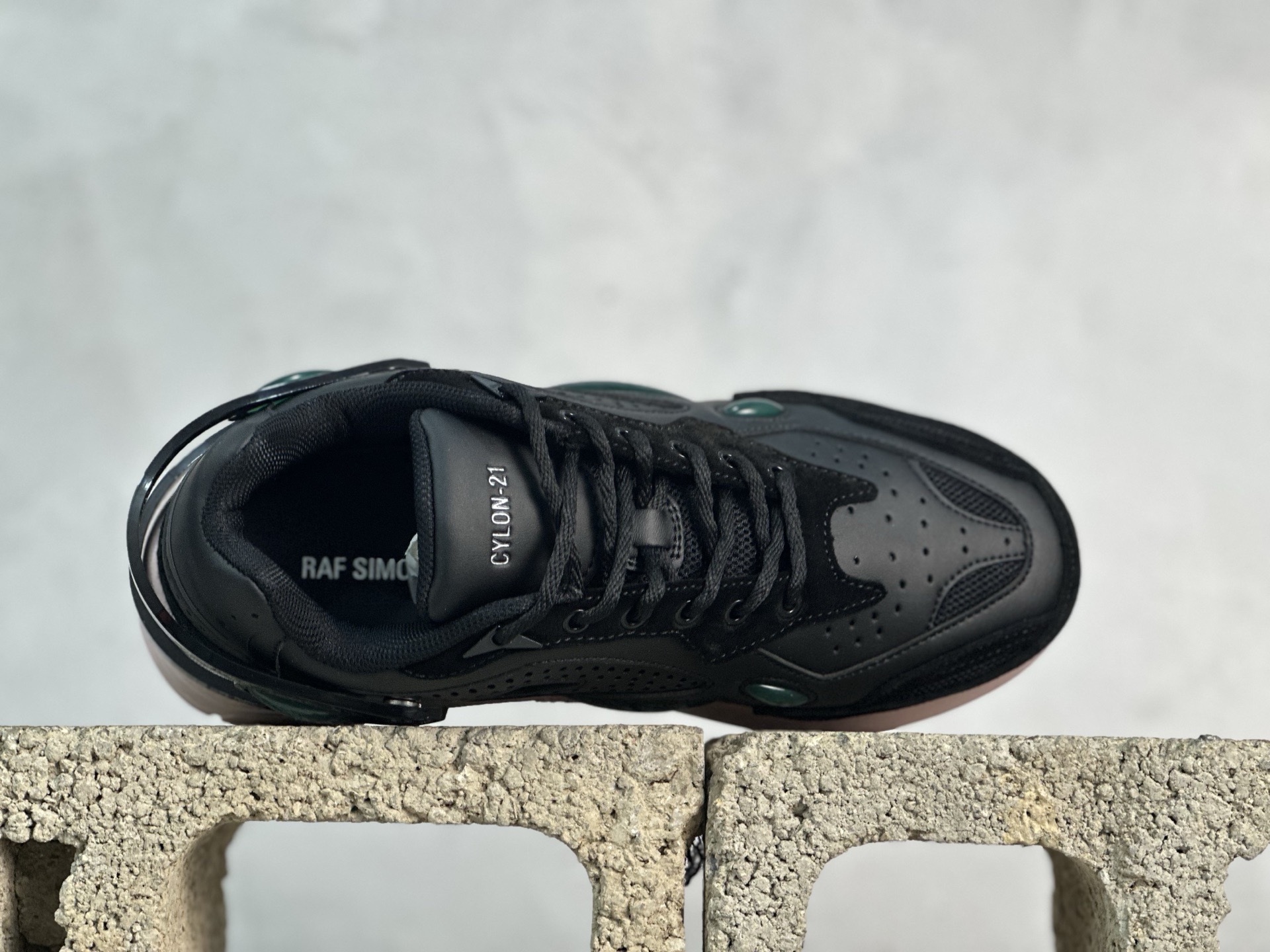 图片[4]-RAF SIMONS Cylon-21 织物皮革 圆头系带 低帮 生活休闲鞋 货号：HR740010L 尺码：37-45-选品中心