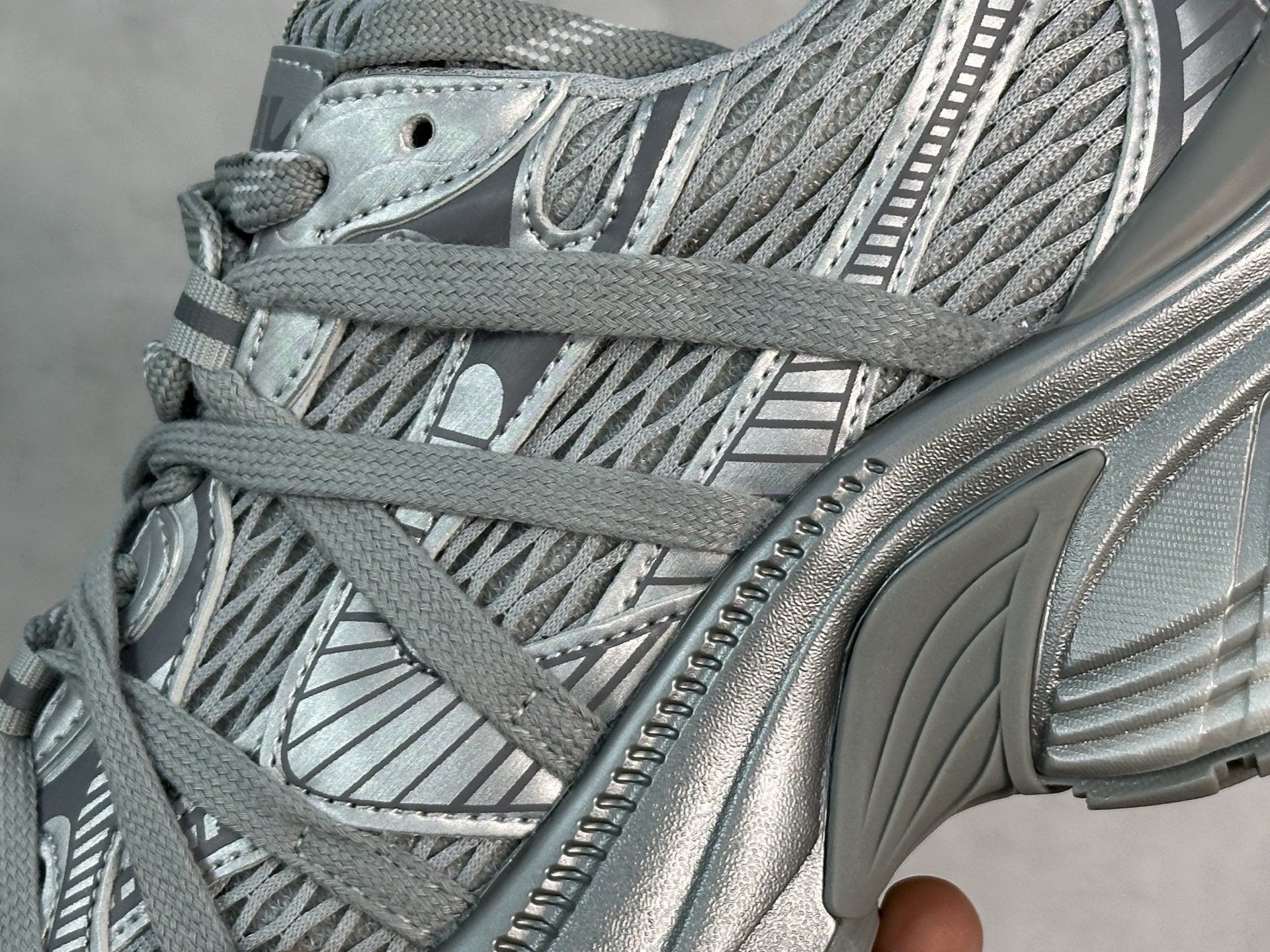 图片[9]-GG-CC 明星同款绑带风休闲生活鞋 G25X8617C银色 尺码：35 36 37 38 39 40-选品中心