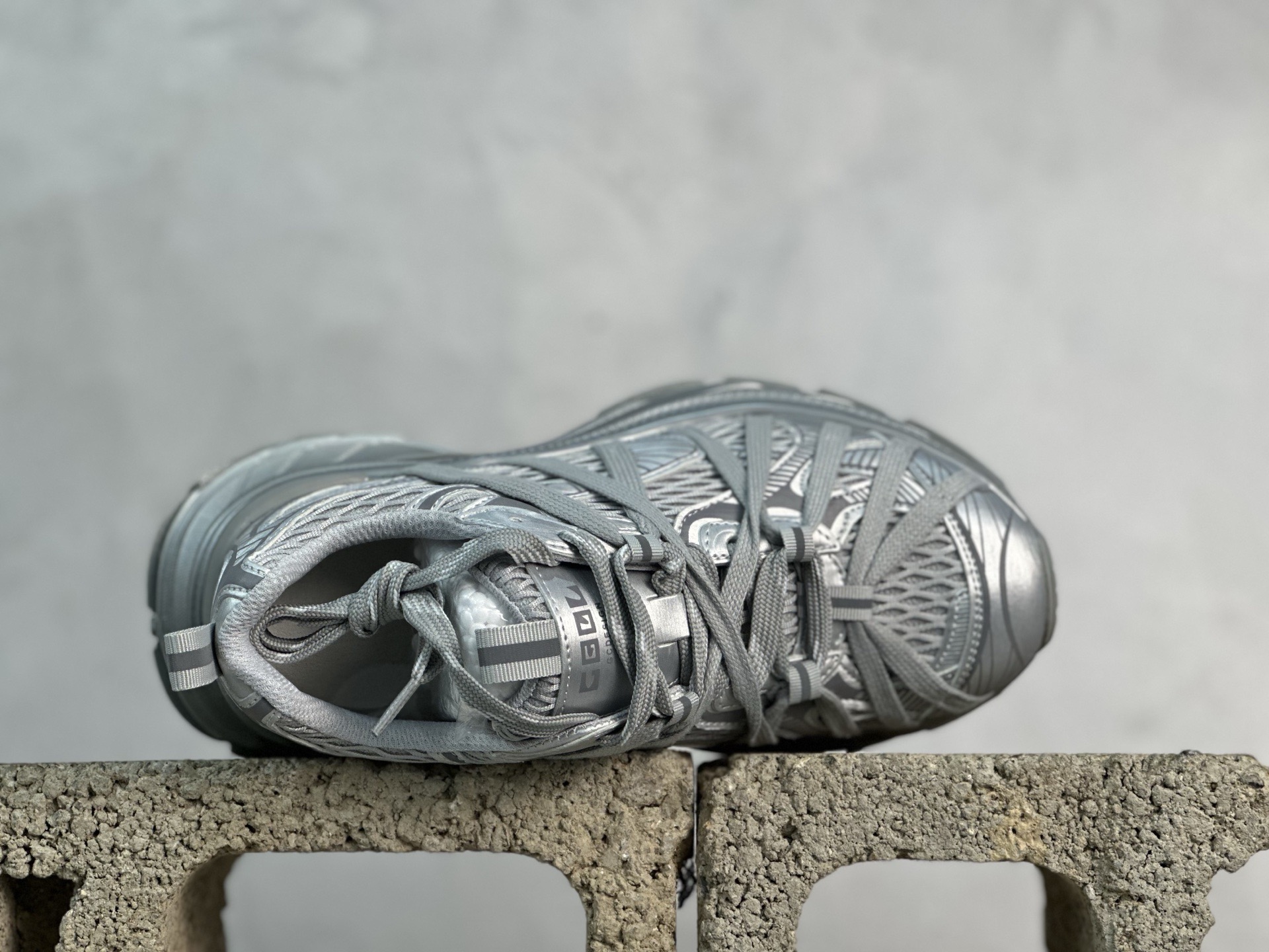 图片[4]-GG-CC 明星同款绑带风休闲生活鞋 G25X8617C银色 尺码：35 36 37 38 39 40-选品中心