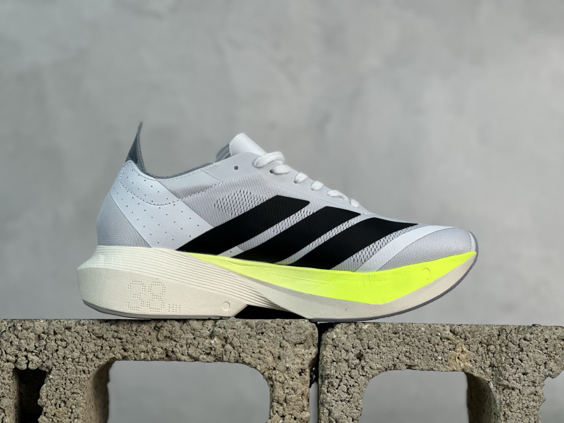 图片[2]-BS  纯原 adidas Adizero DRIVE RC M 白绿 货号：JR2022 尺码：36 37.5 38 39 40 41 42 43 44 45-选品中心