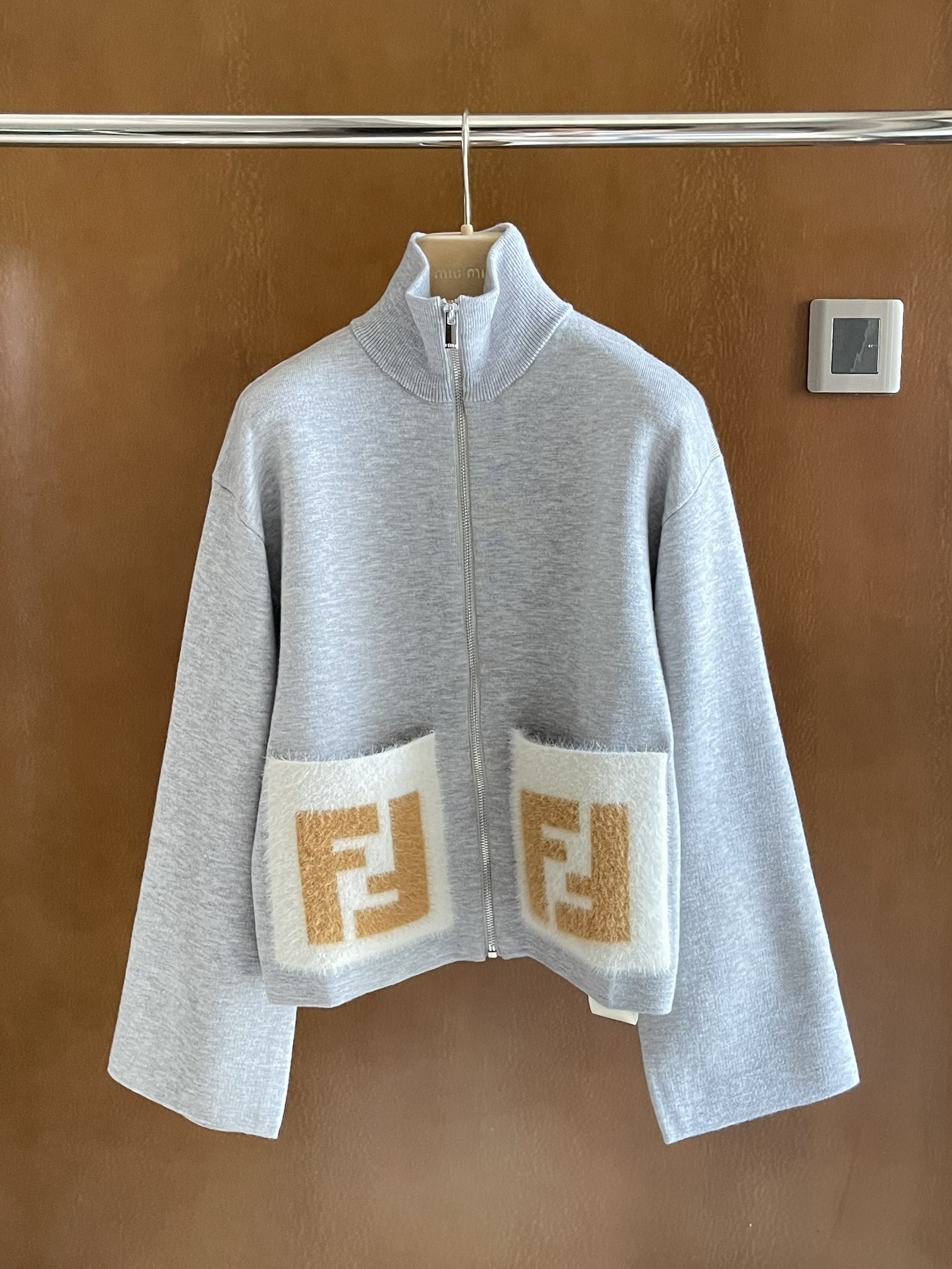 Fendi Clothing Cardigans Knit Sweater Shop Designer Replica
 Knitting Fall Collection Vintage