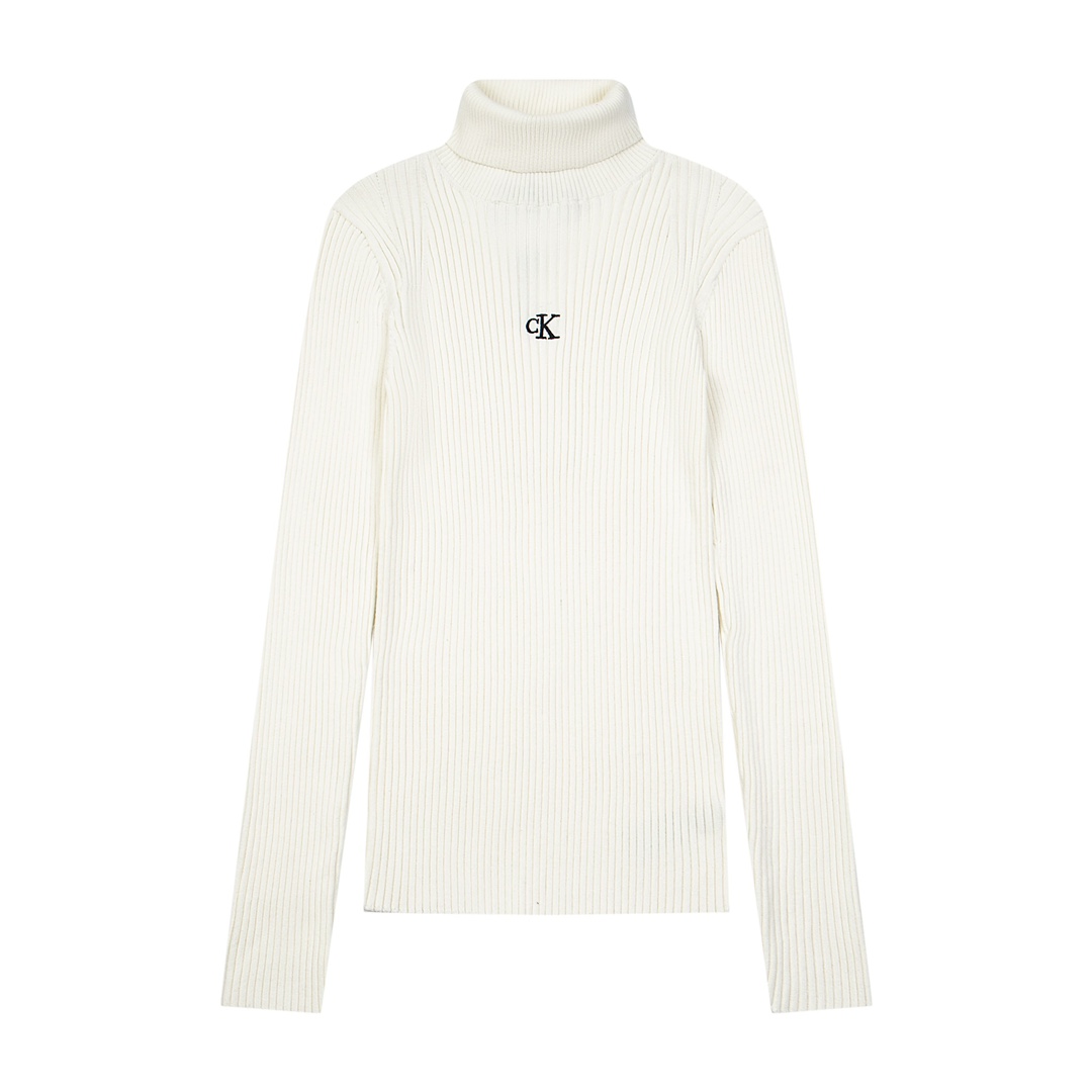 Nuevo N.º B01 (imprescindible como capa interior para el frío) 【CK Jeans25 nueva sudadera de cuello alto con bordado en…