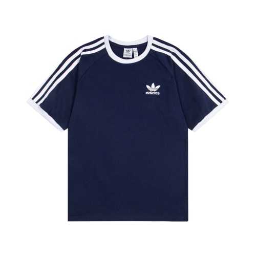 Adidas Originals Men's Trefoil 3-Stripes Short Sleeve T-Shirt - Breathable Comfort 1 Adidas Originals Men's Trefoil 3-Stripes Short Sleeve T-Shirt - Breathable Comfort