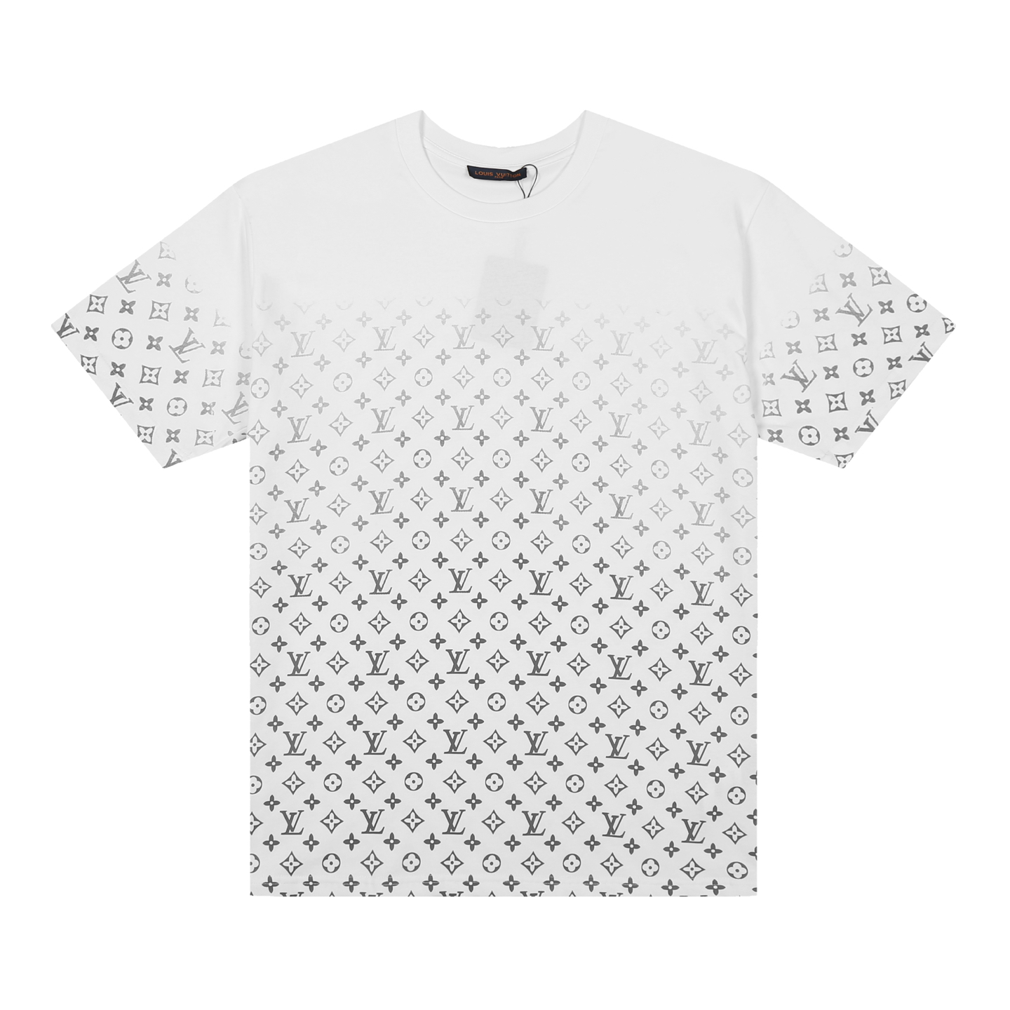 P80 [Calidad oficial de alta costura] Louis Vuitton* Camiseta de manga corta con logo degradado y estampado completo Lo…