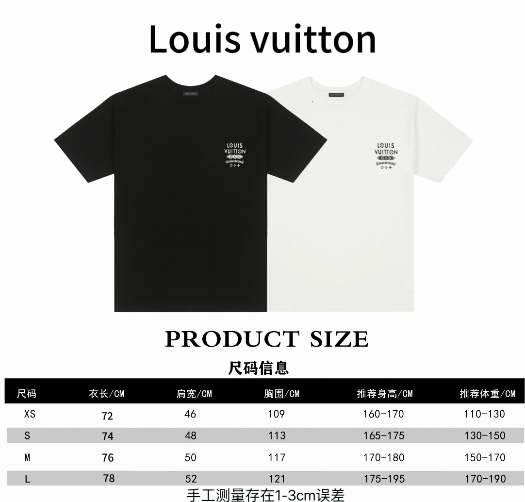 Louis vuitton*Louis Vuitton LV Crow Heart Joint Camiseta de manga corta con estampado de letras sánscritas Tabla de tal…