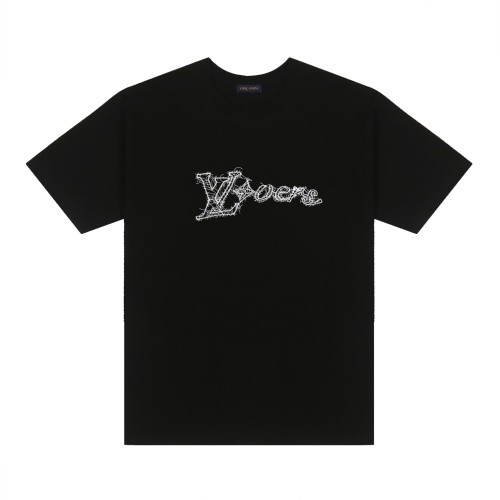 Louis Vuitton Men's Embroidered Logo Short Sleeve T-Shirt | Streetwear Fashion 1 Louis Vuitton Men's Embroidered Logo Short Sleeve T-Shirt | Streetwear Fashion