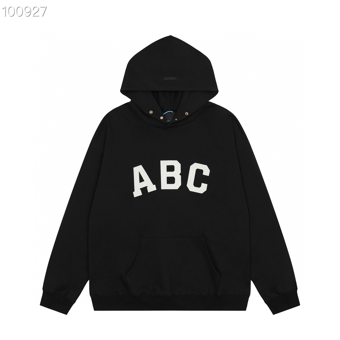 CY 8060#FEAR OF GOD SEVENTH SEASON VELVET, BLACK, LIGHT S-XL - 图片 3